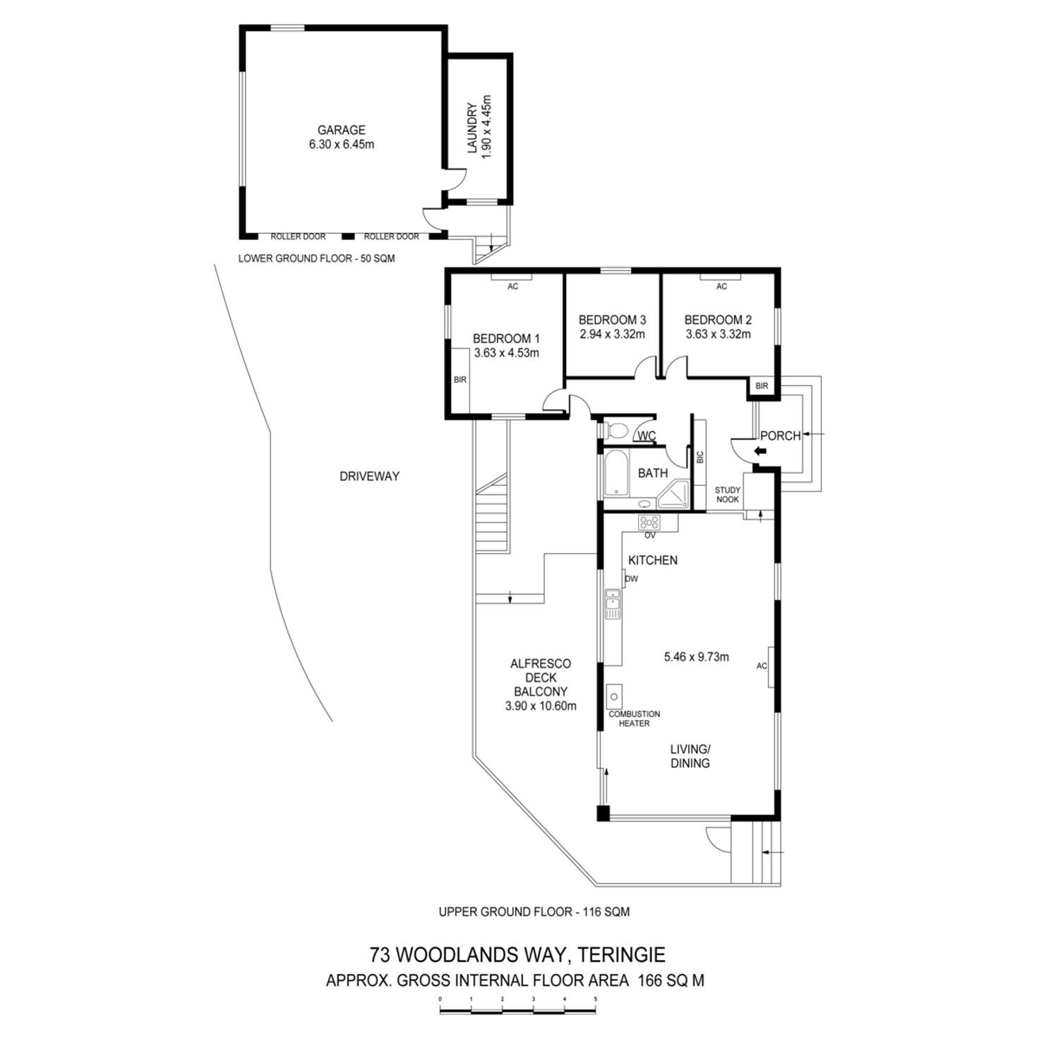 Floorplan of Homely house listing, 73 Woodland Way, Teringie SA 5072