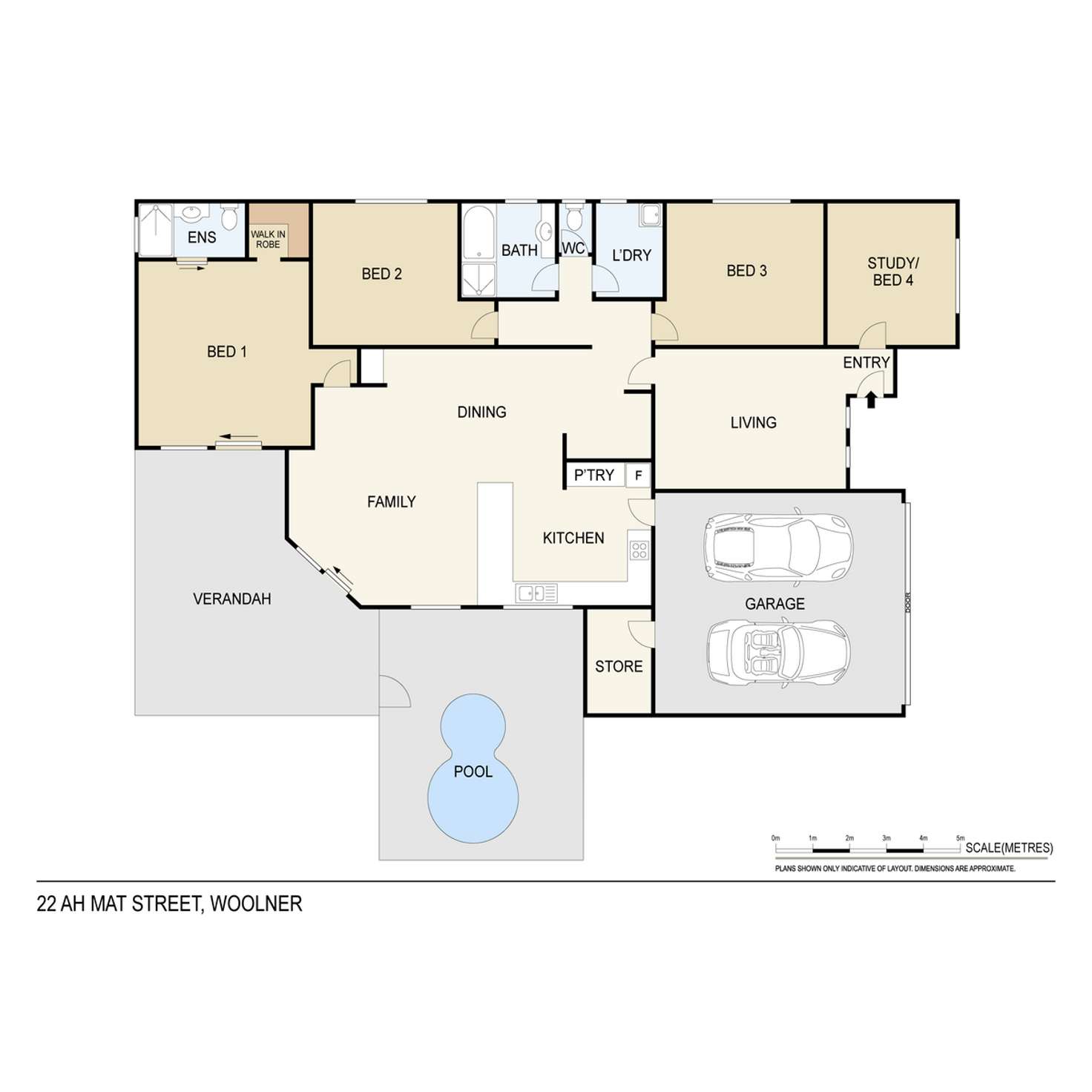 Floorplan of Homely house listing, 22 Ah Mat Street, Woolner NT 820