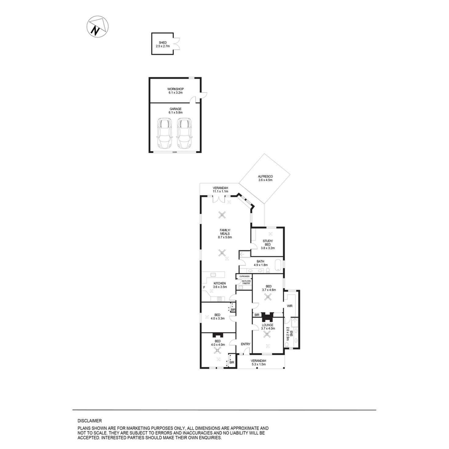 Floorplan of Homely house listing, 19 Gwynne Street, Firle SA 5070