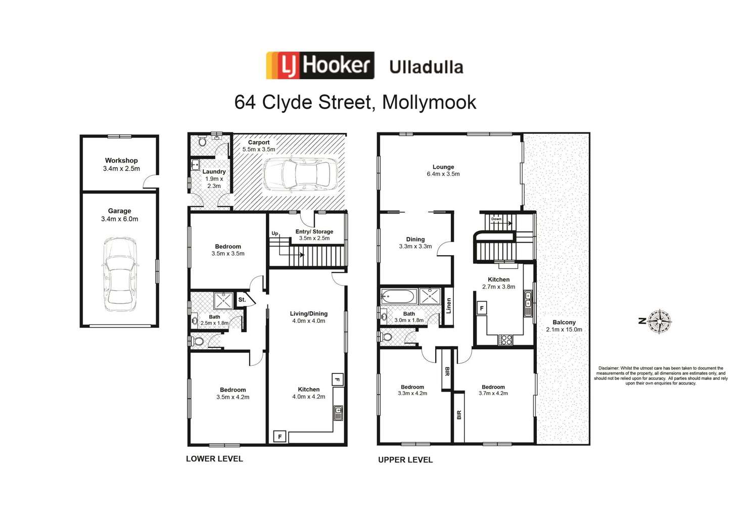 Floorplan of Homely house listing, 64 Clyde Street, Mollymook NSW 2539