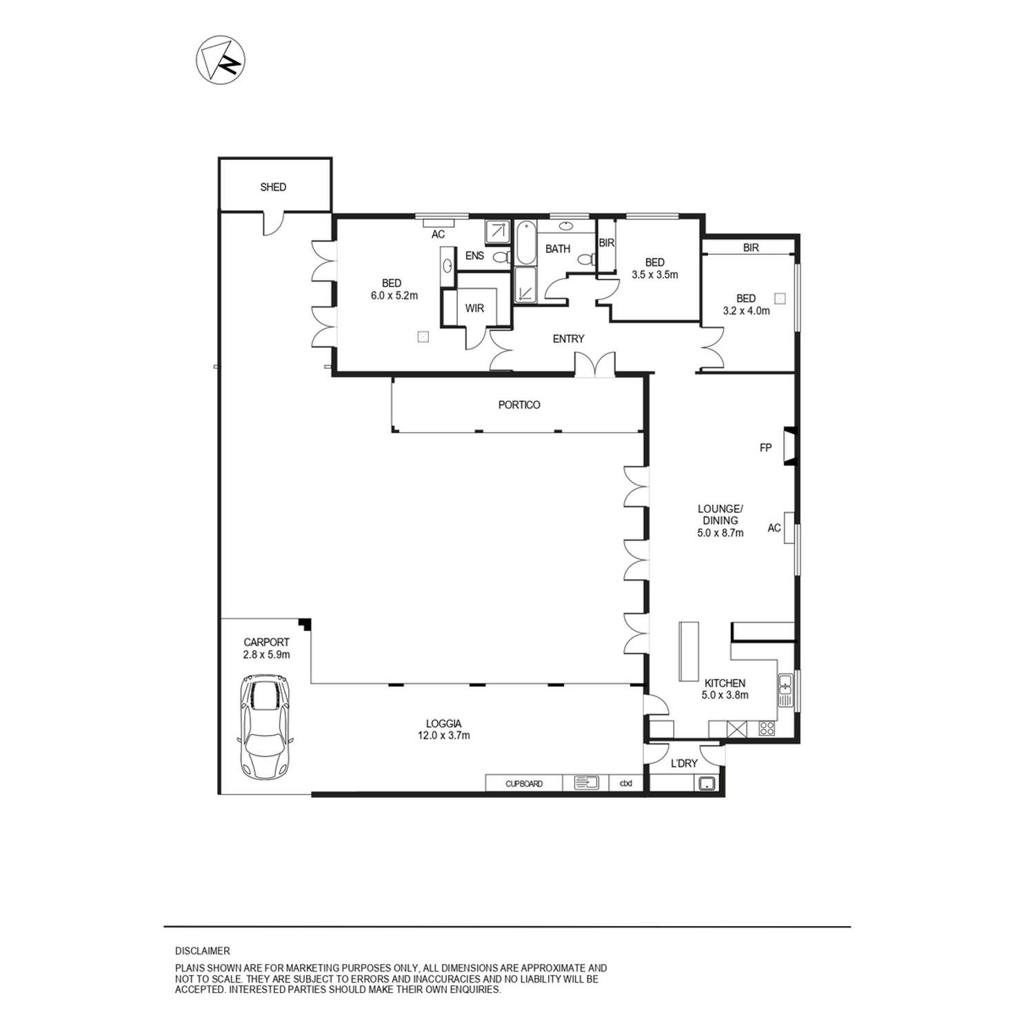 Floorplan of Homely house listing, 6a The Crescent, Marryatville SA 5068