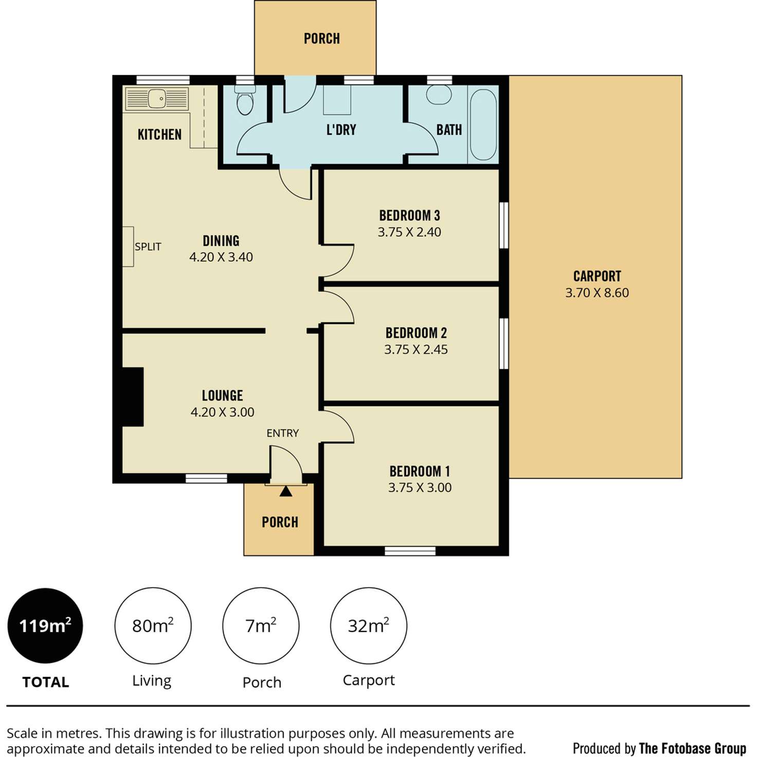 Floorplan of Homely house listing, 62 Underdown Road, Elizabeth South SA 5112
