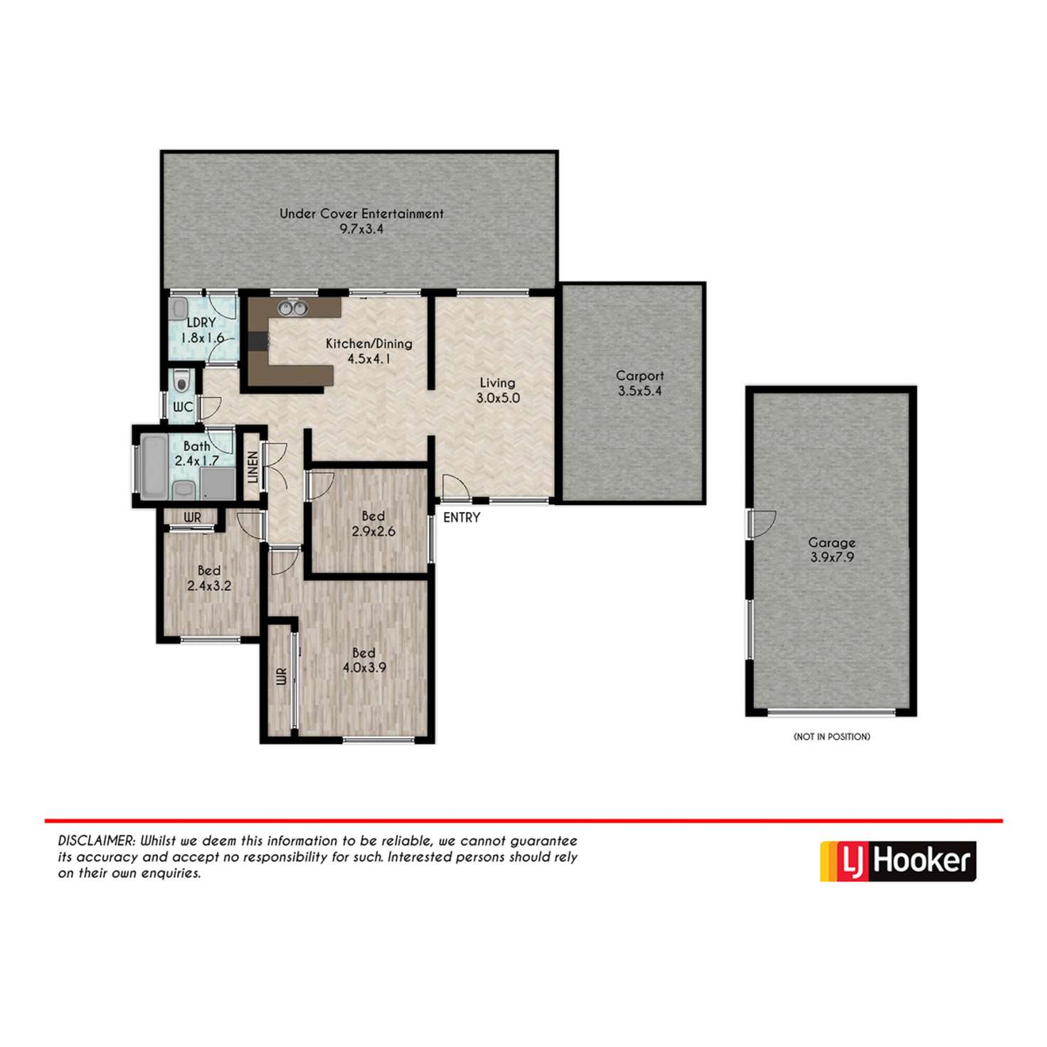 Floorplan of Homely house listing, 13 Tillford Grove, Rooty Hill NSW 2766
