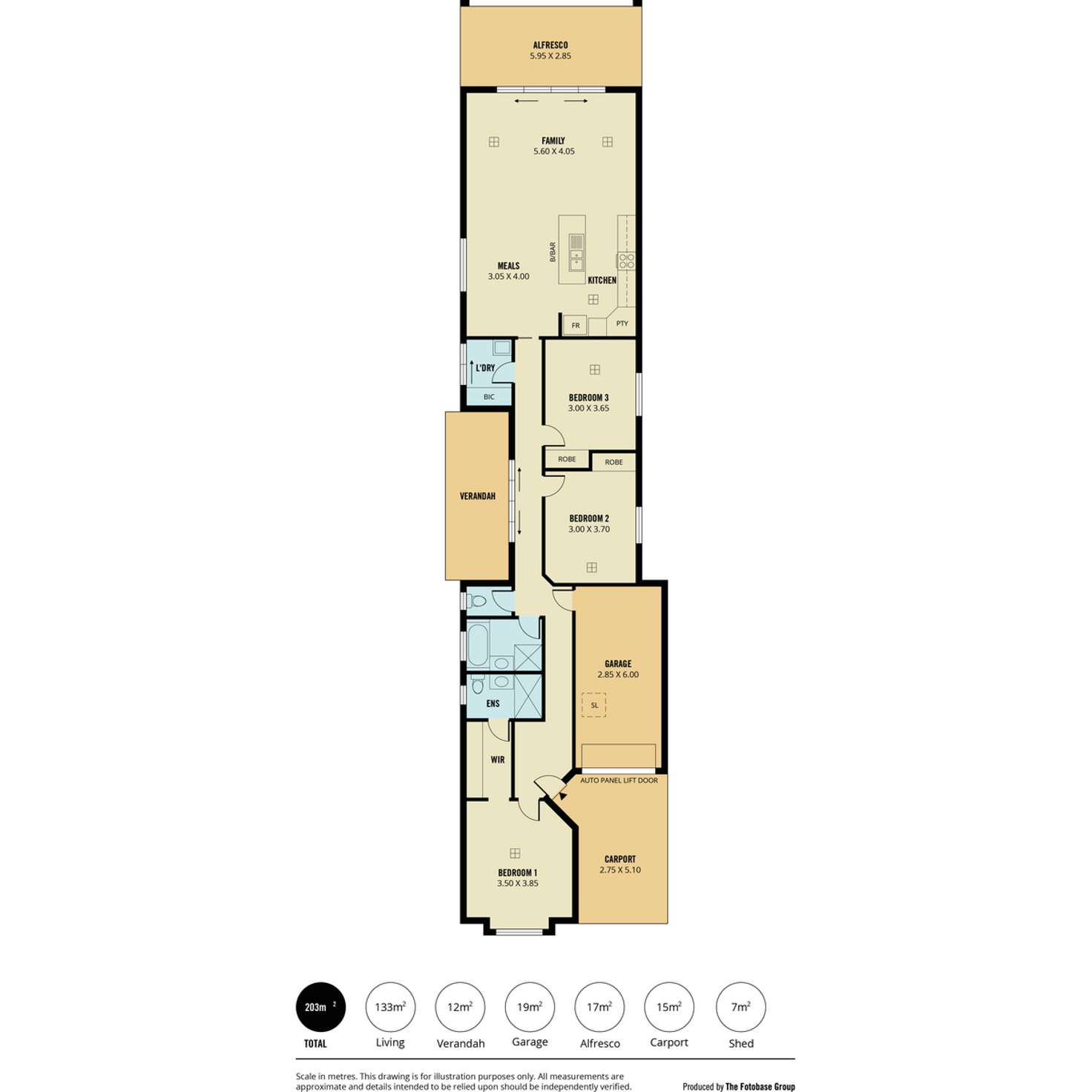 Floorplan of Homely house listing, 42A Chilworth Avenue, Enfield SA 5085