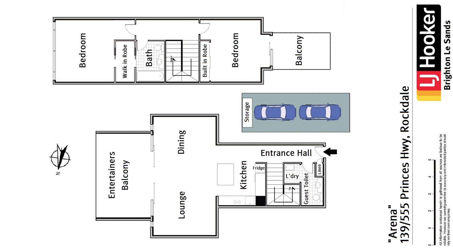 Floorplan of Homely apartment listing, 139/555 Princes Highway, Rockdale NSW 2216