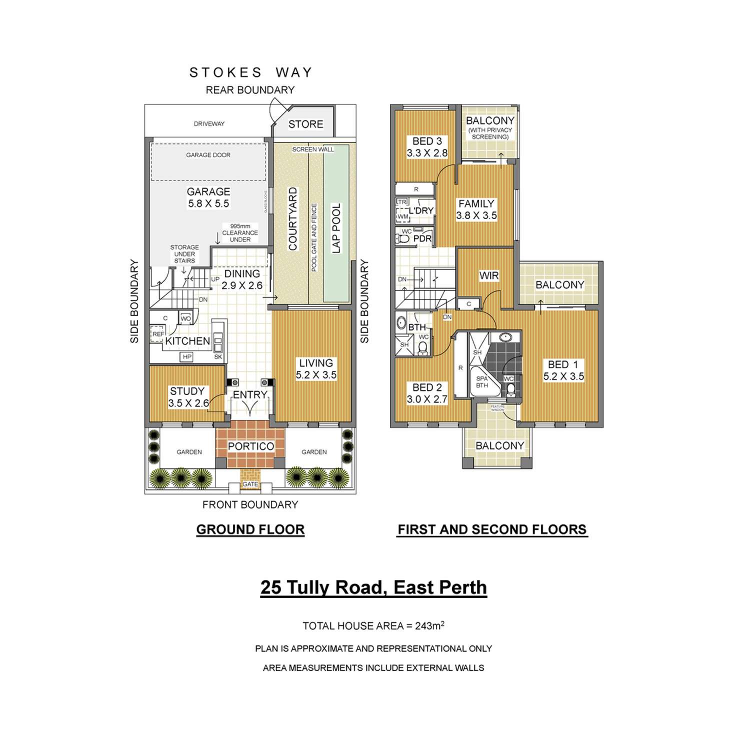 Floorplan of Homely house listing, 25 Tully Road, East Perth WA 6004