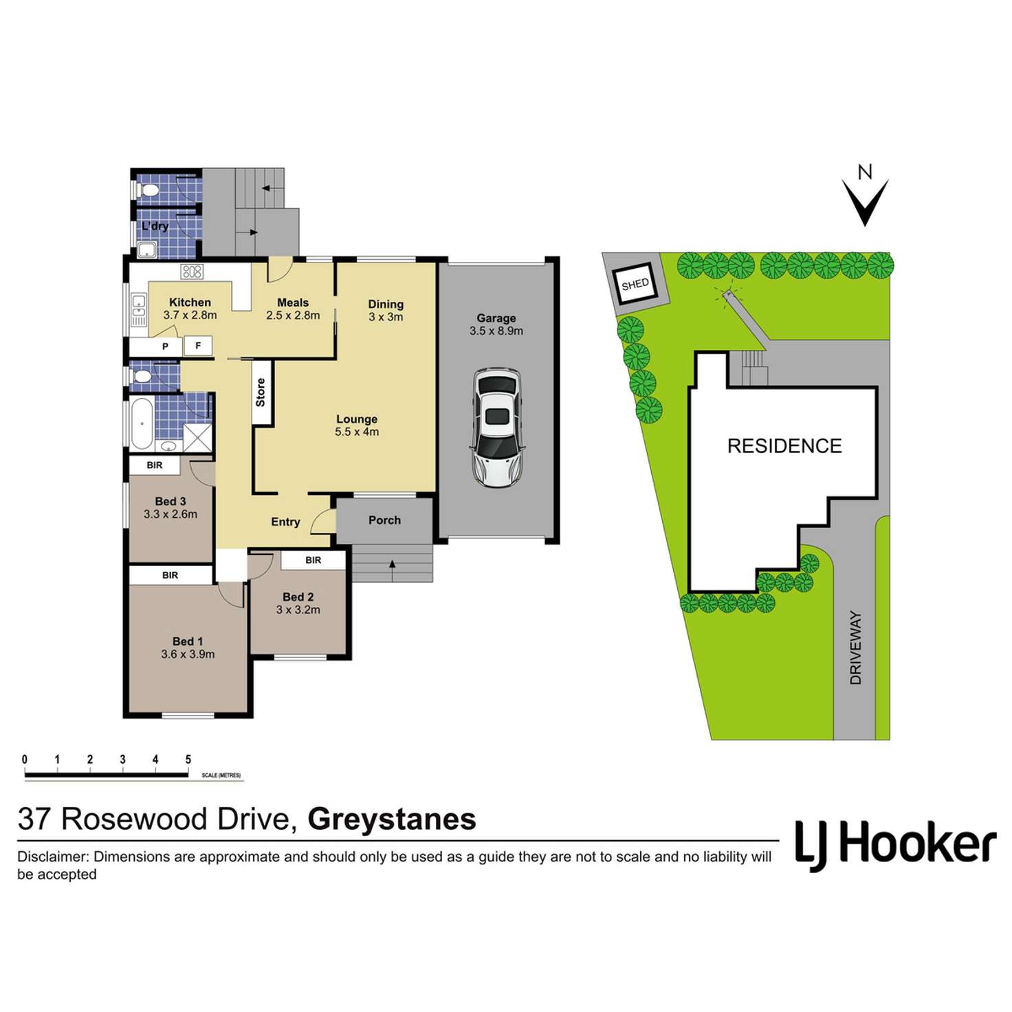 Floorplan of Homely house listing, 37 Rosewood Drive, Greystanes NSW 2145