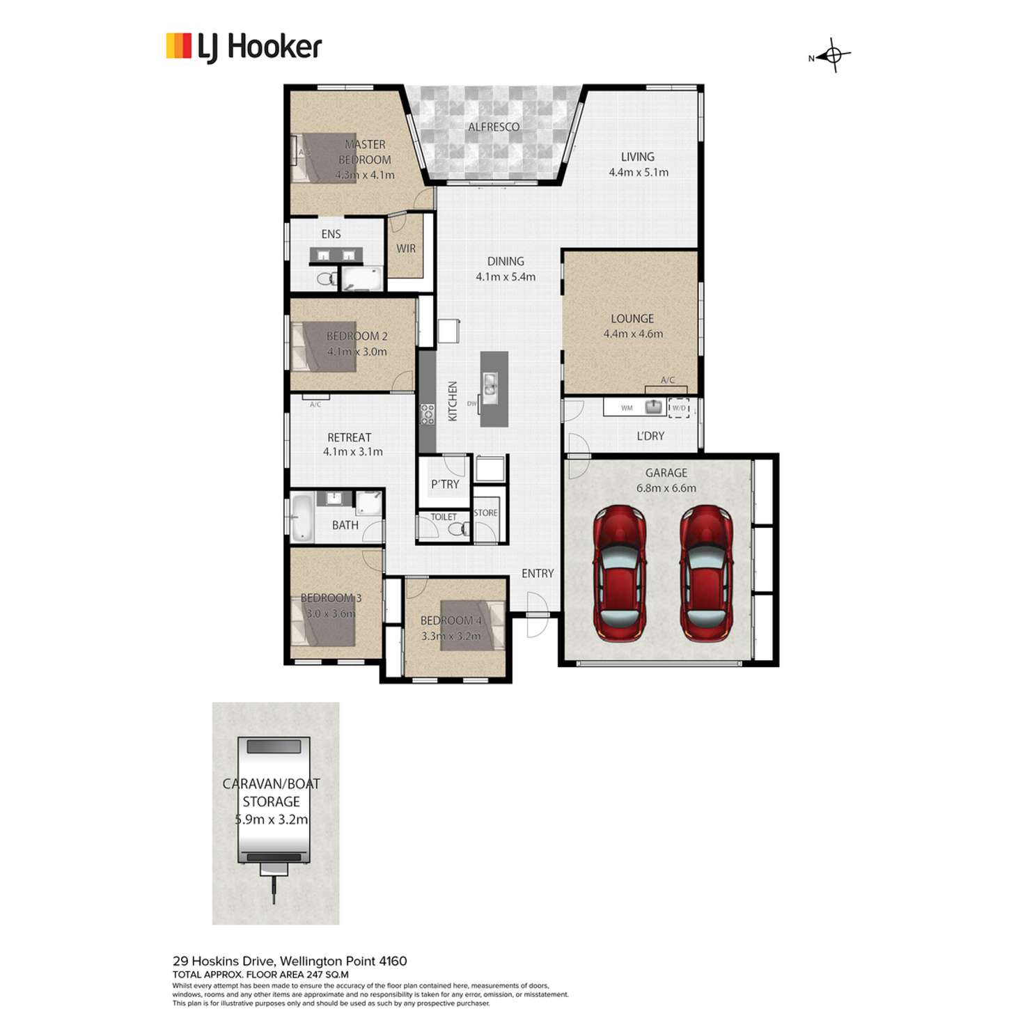 Floorplan of Homely house listing, 29 Hoskins Drive, Wellington Point QLD 4160