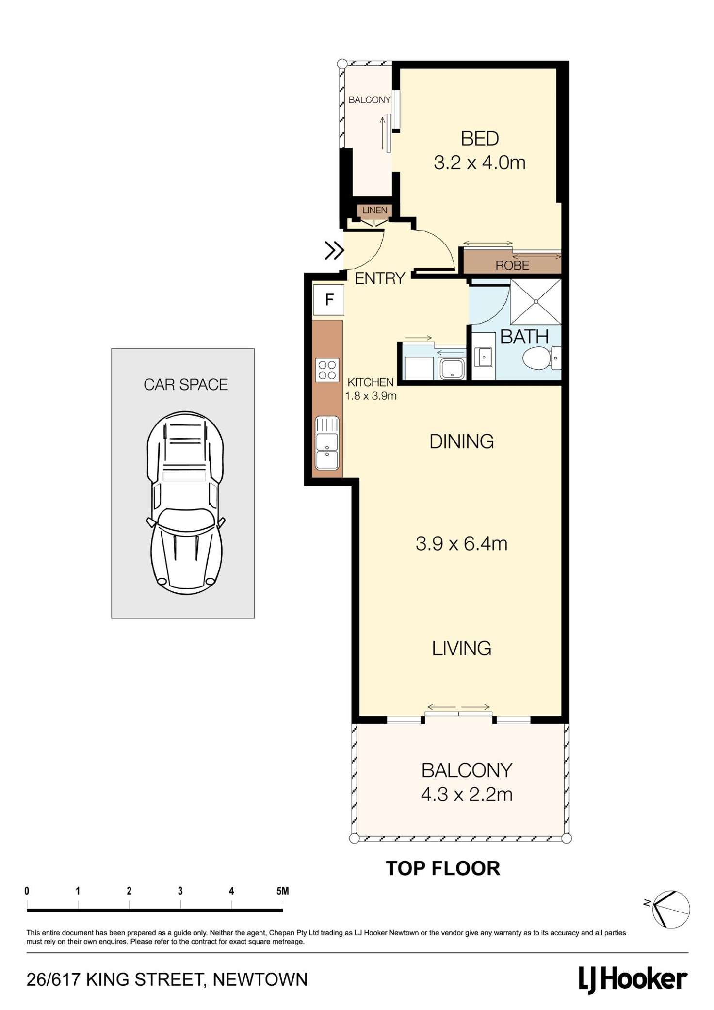 Floorplan of Homely apartment listing, 26/617-623 King Street, Newtown NSW 2042