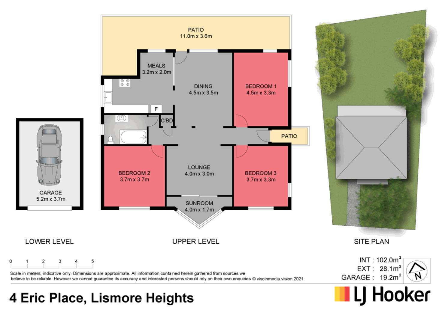 Floorplan of Homely house listing, 4 Eric Place, Lismore Heights NSW 2480