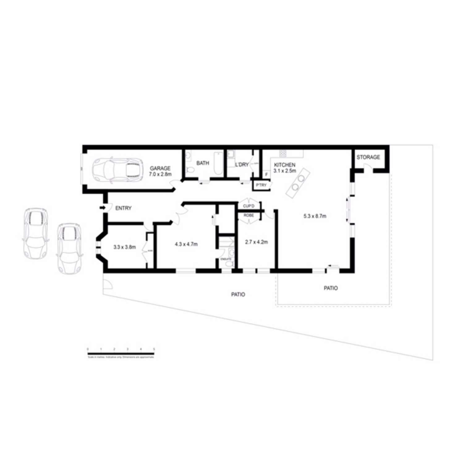 Floorplan of Homely unit listing, 2/40 Yirra Crescent, Rosebery NT 832