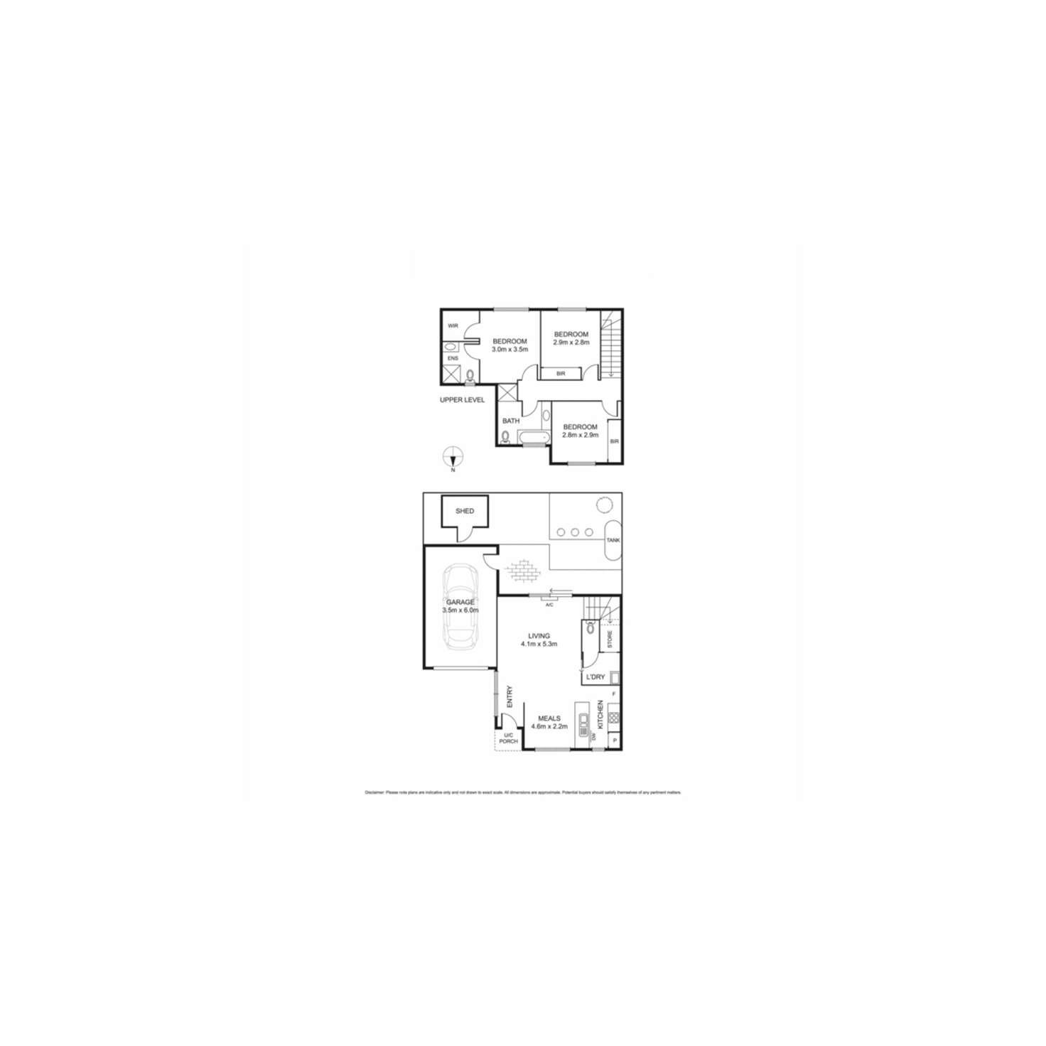 Floorplan of Homely townhouse listing, 8/12 Vilnius Way, Truganina VIC 3029