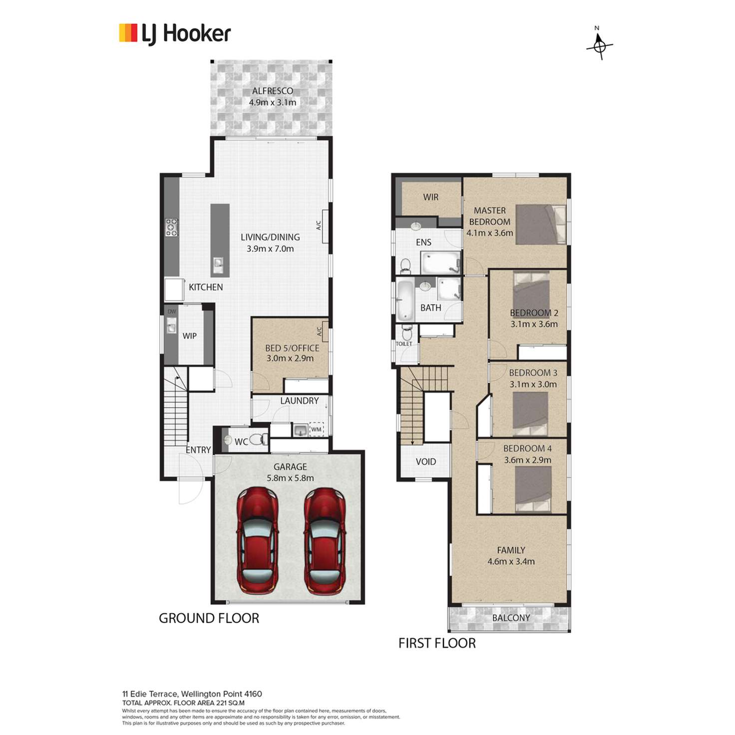 Floorplan of Homely house listing, 11 Edie Terrace, Wellington Point QLD 4160