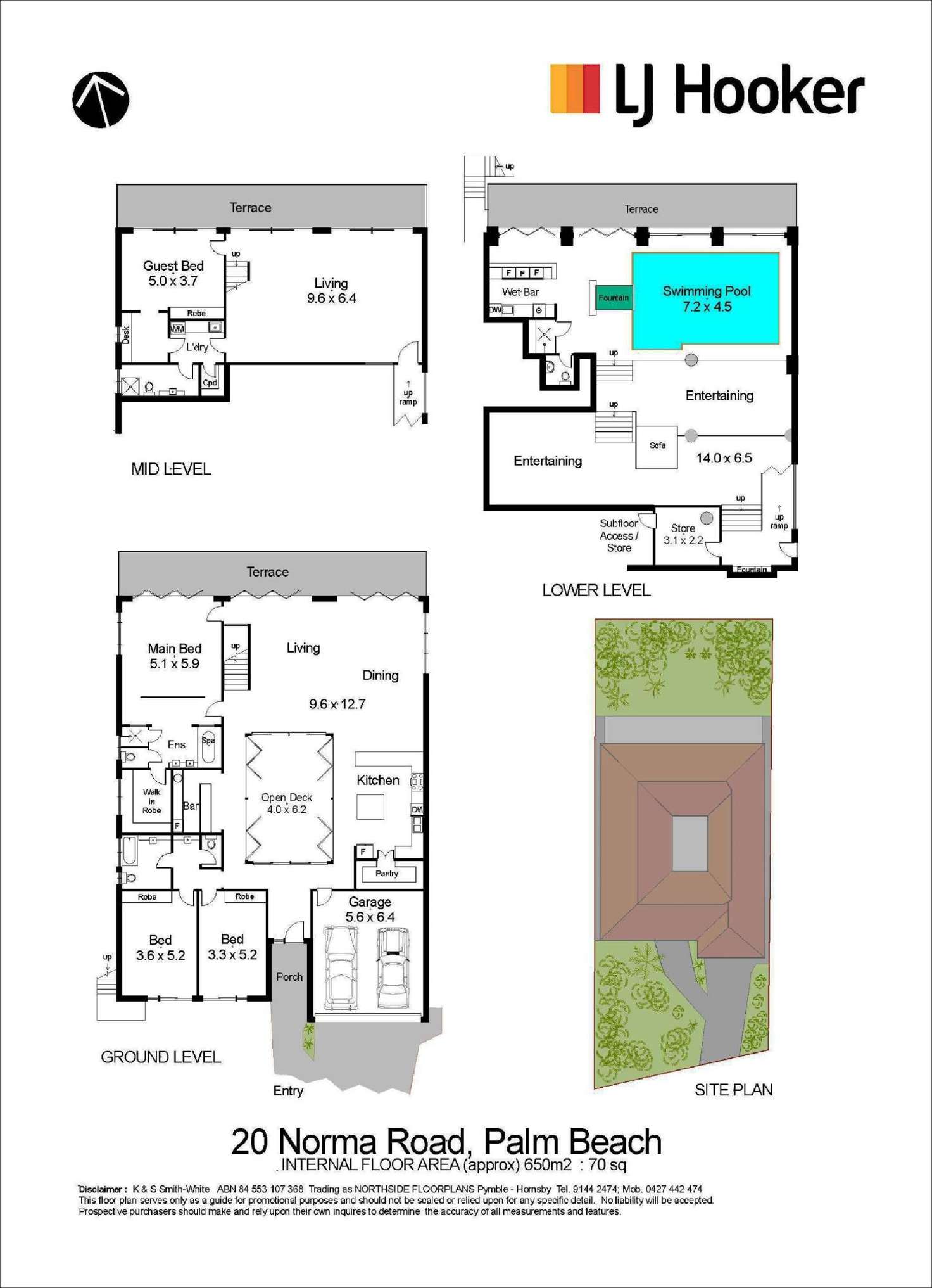 Floorplan of Homely house listing, 20 Norma Road, Palm Beach NSW 2108