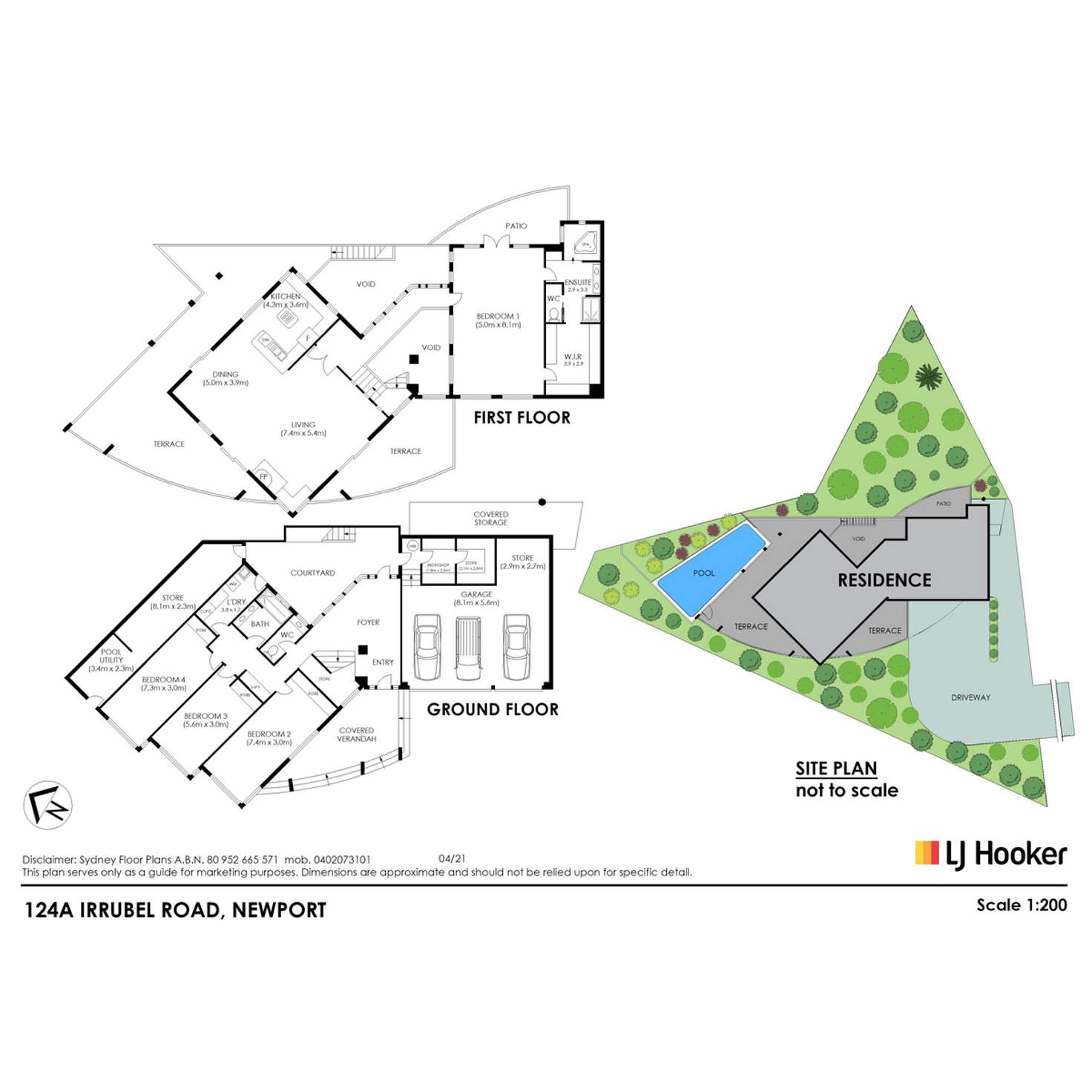 Floorplan of Homely house listing, 124a Irrubel Road, Newport NSW 2106