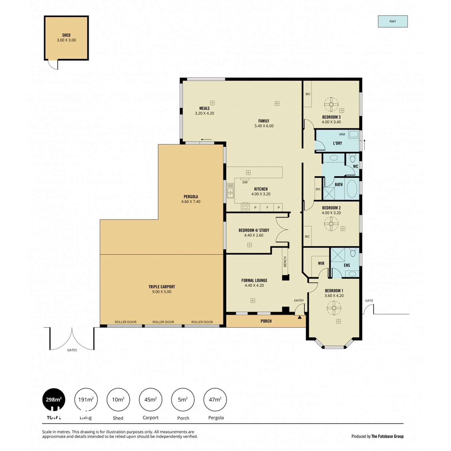 Floorplan of Homely house listing, 17 Sunnyside Drive, Evanston Park SA 5116