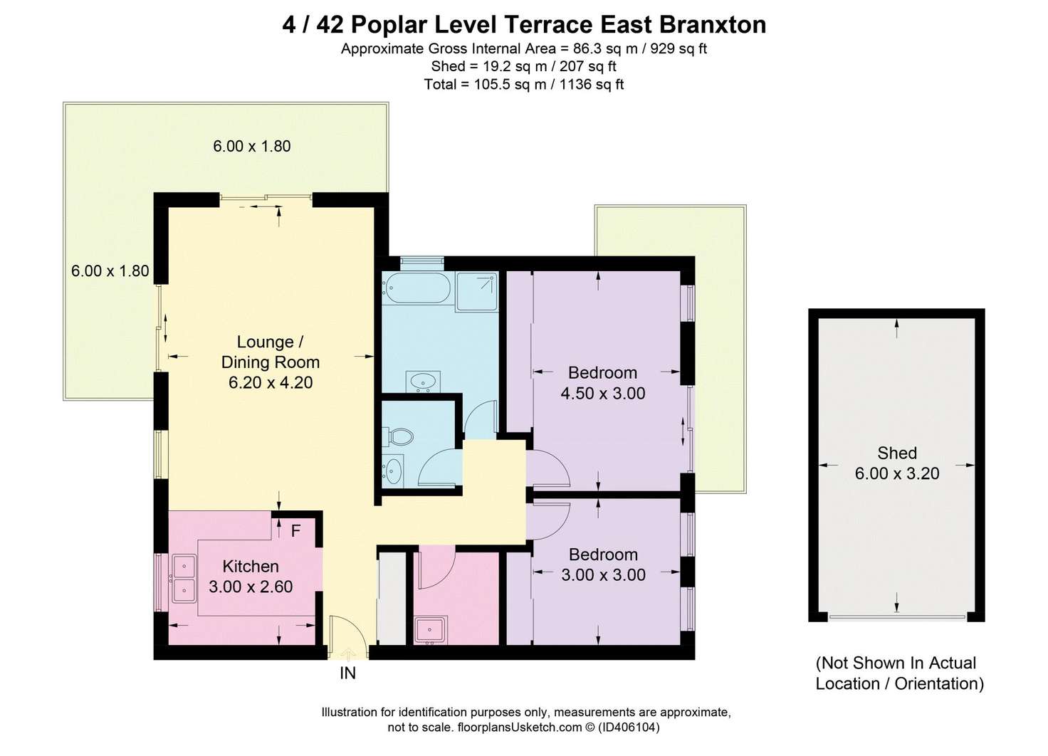 Floorplan of Homely house listing, 4/42 Poplar Level Terrace, East Branxton NSW 2335