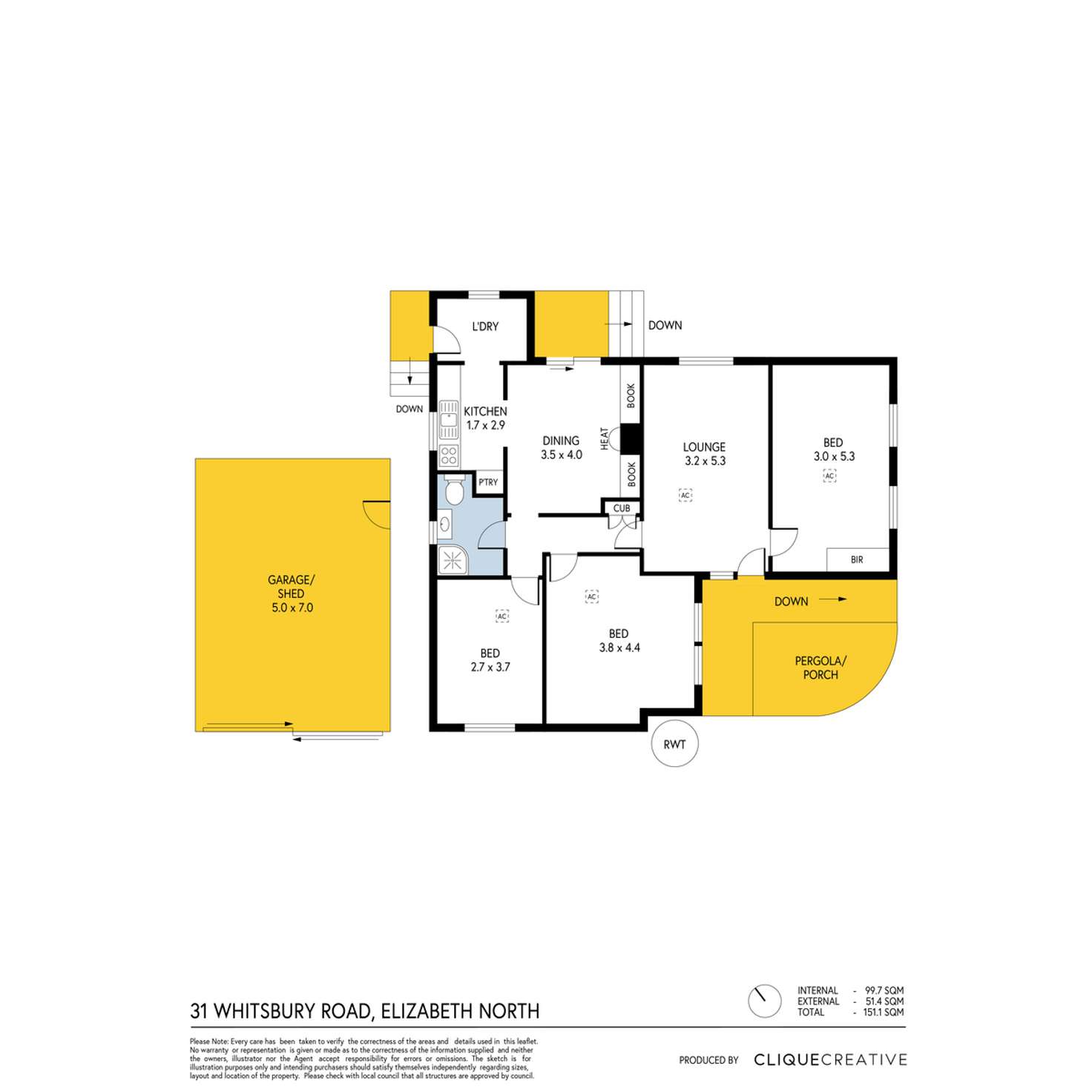 Floorplan of Homely house listing, 31 Whitsbury Road, Elizabeth North SA 5113