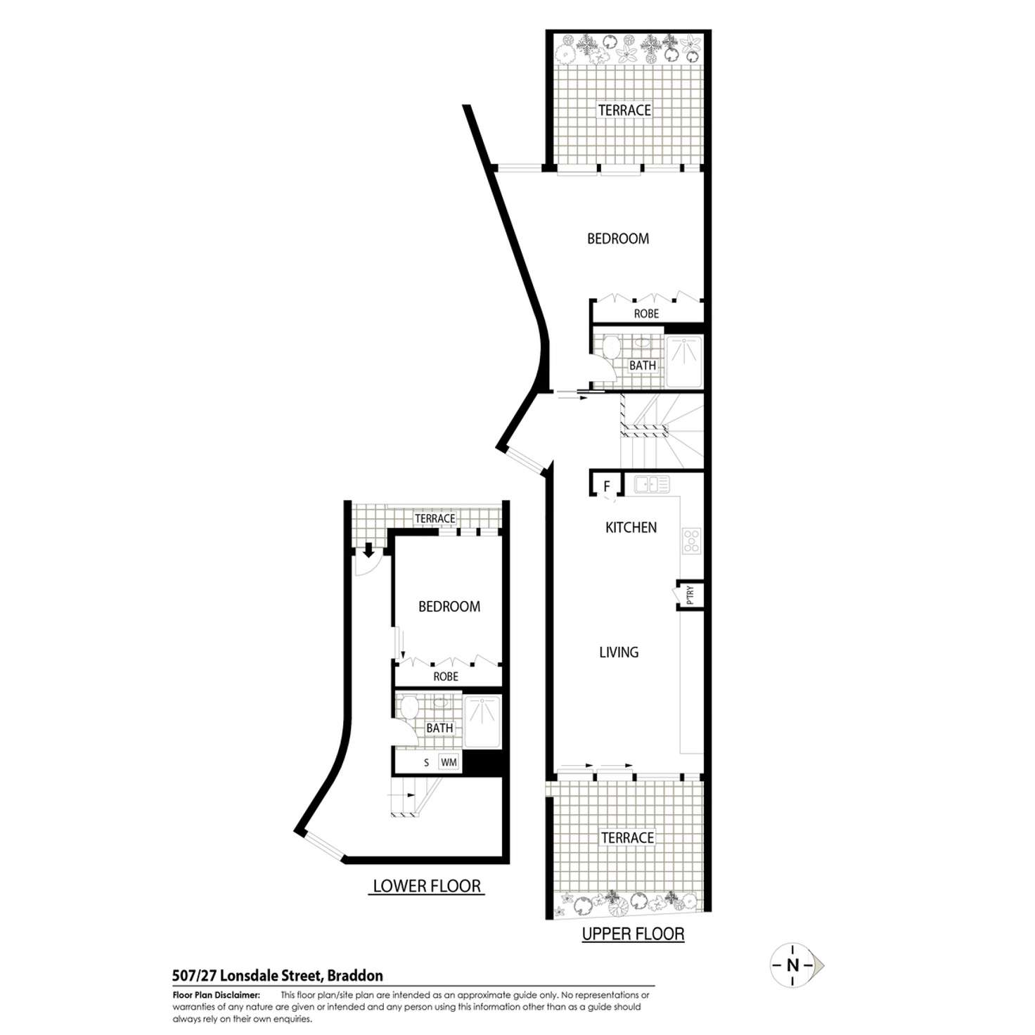 Floorplan of Homely unit listing, 507/27 Lonsdale Street, Braddon ACT 2612