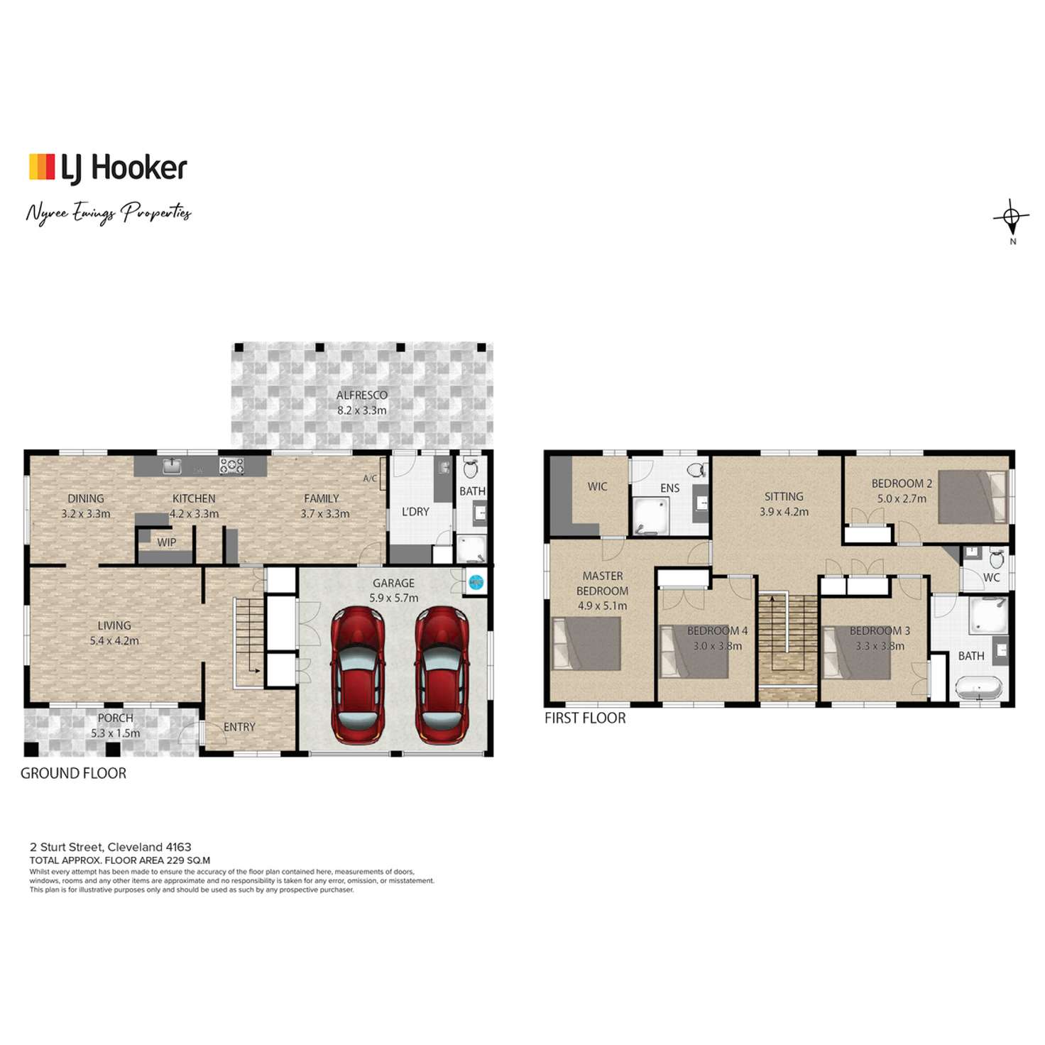 Floorplan of Homely house listing, 2 Sturt Street, Cleveland QLD 4163