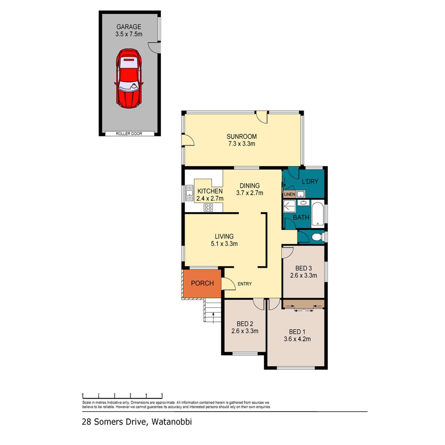 Floorplan of Homely house listing, 28 Somers Drive, Watanobbi NSW 2259