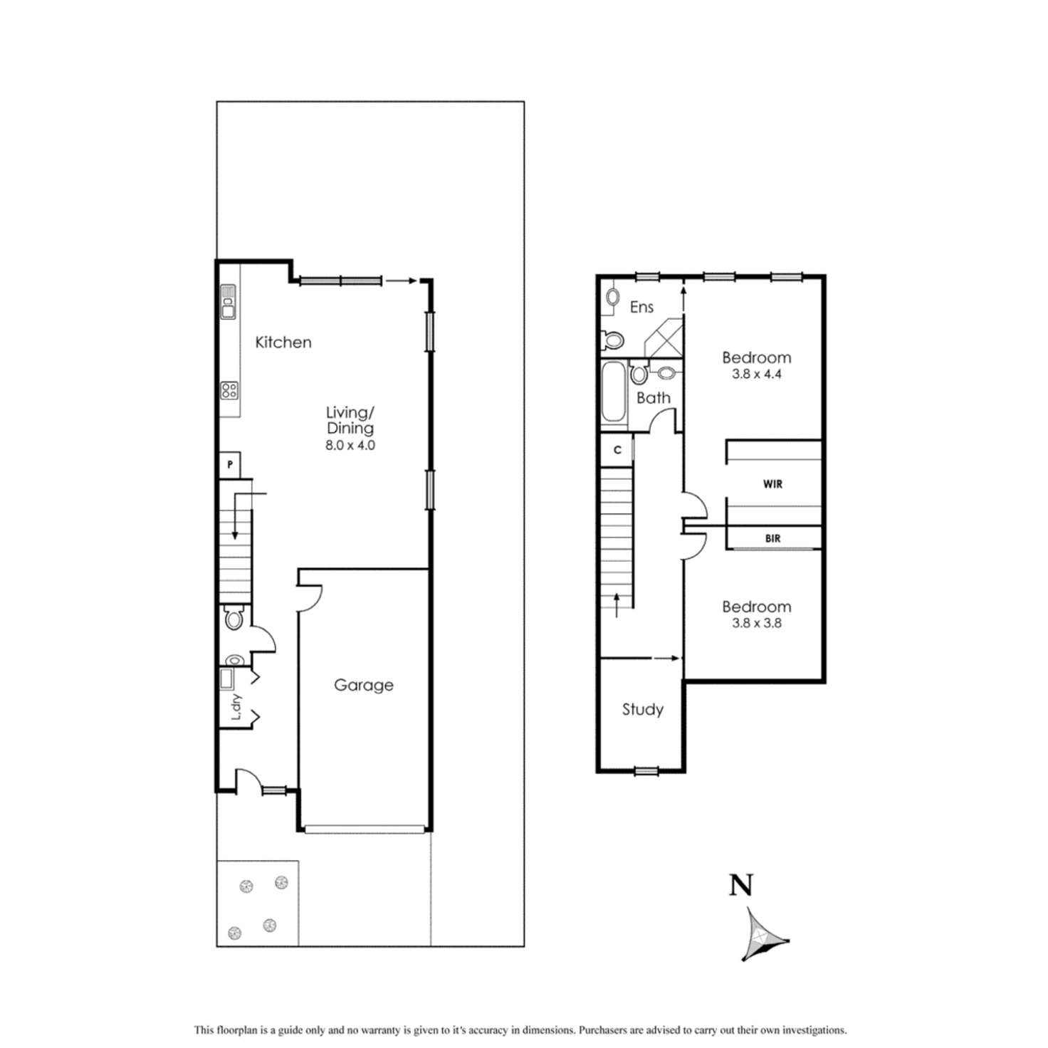 Floorplan of Homely townhouse listing, 33/39 Astley Crescent, Point Cook VIC 3030