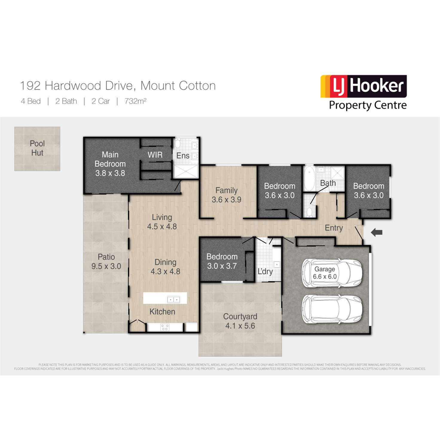 Floorplan of Homely house listing, 192 Hardwood Drive, Mount Cotton QLD 4165