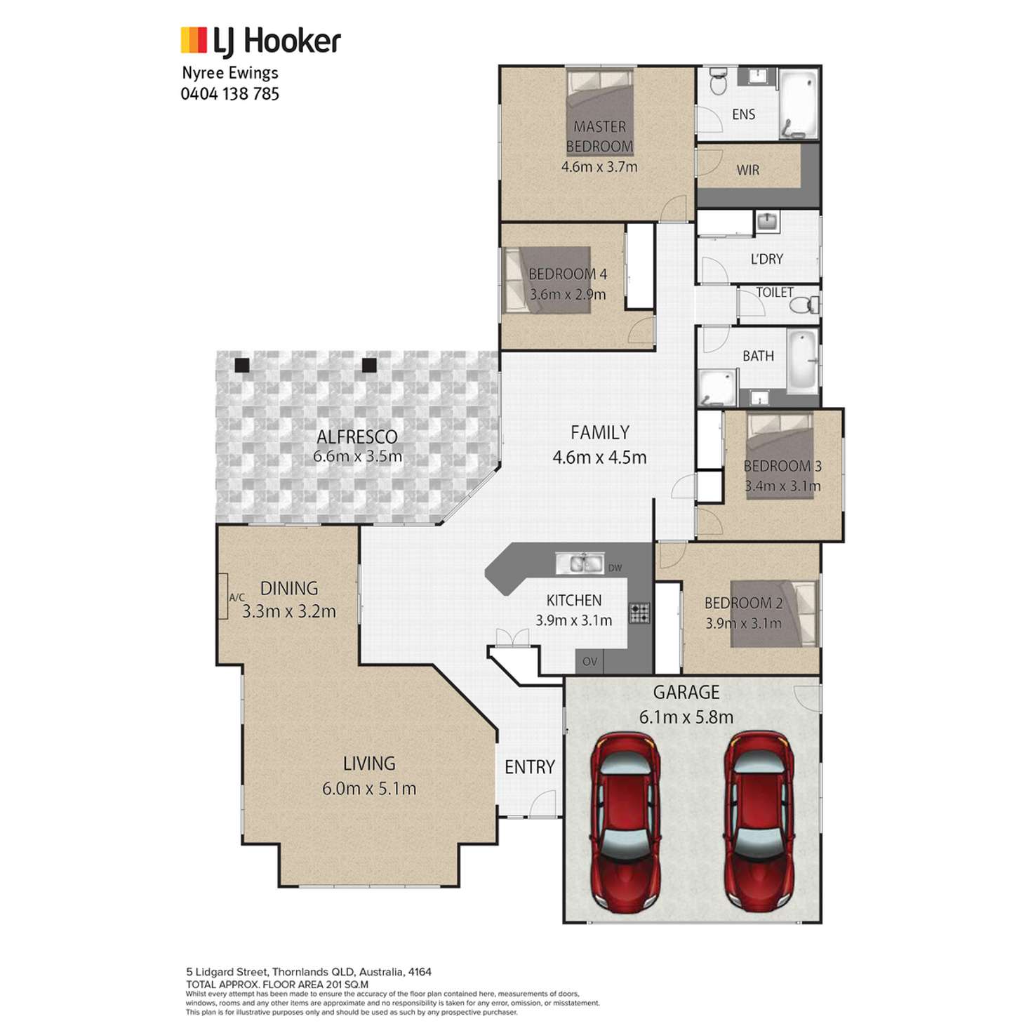 Floorplan of Homely house listing, 5 Lidgard Street, Thornlands QLD 4164