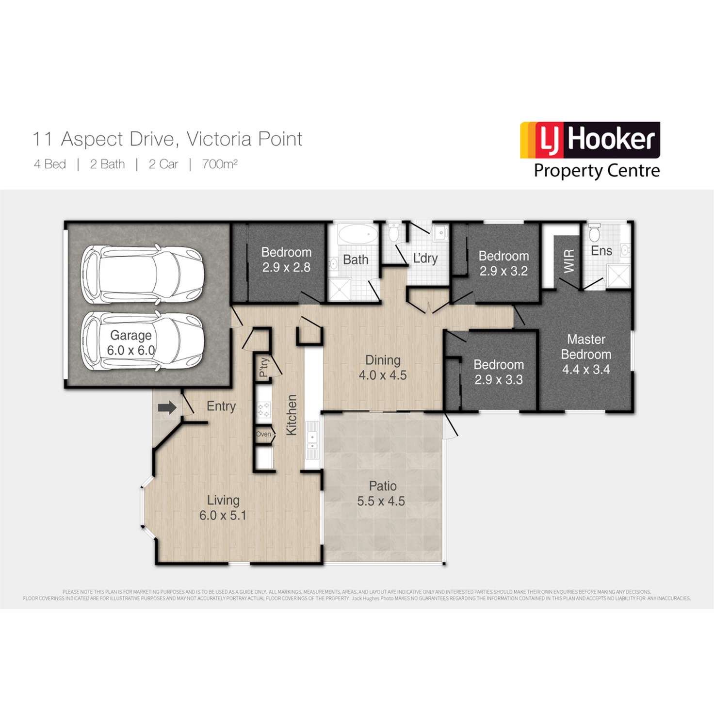 Floorplan of Homely house listing, 11 Aspect Drive, Victoria Point QLD 4165