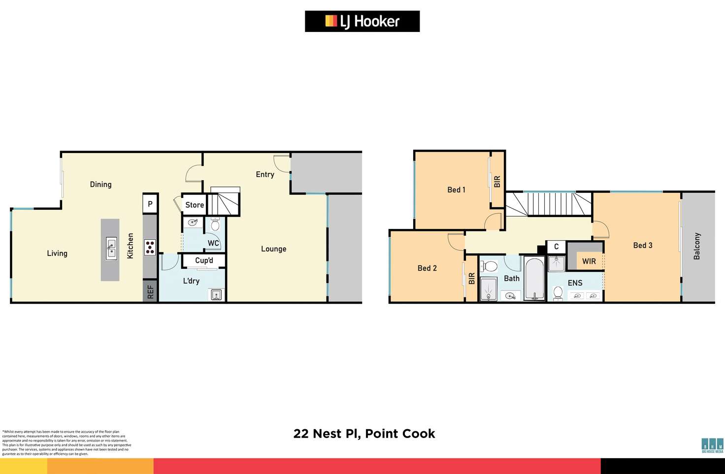 Floorplan of Homely house listing, 22 Nest Place, Point Cook VIC 3030