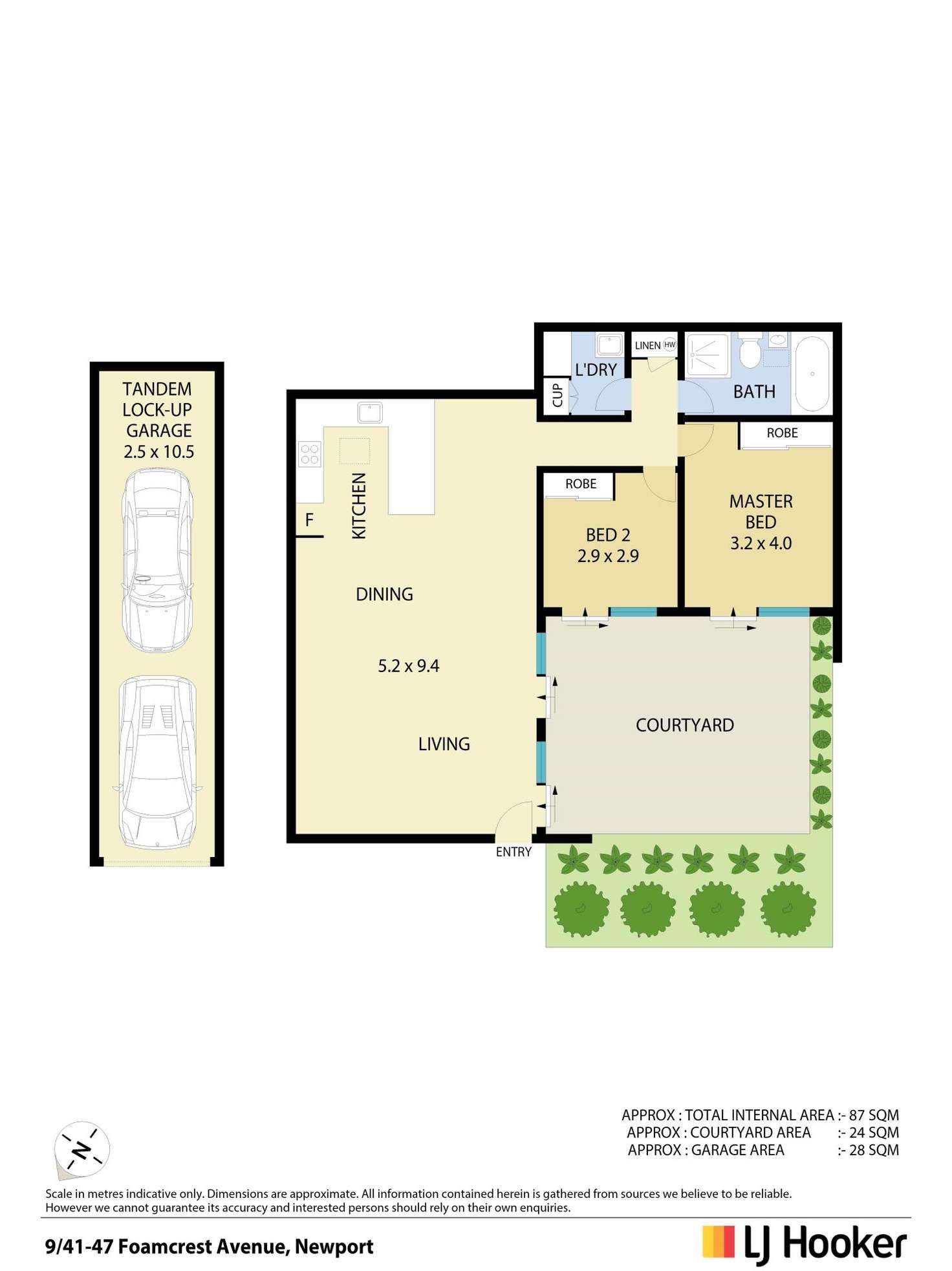 Floorplan of Homely unit listing, 9/41-47 Foamcrest Avenue, Newport NSW 2106