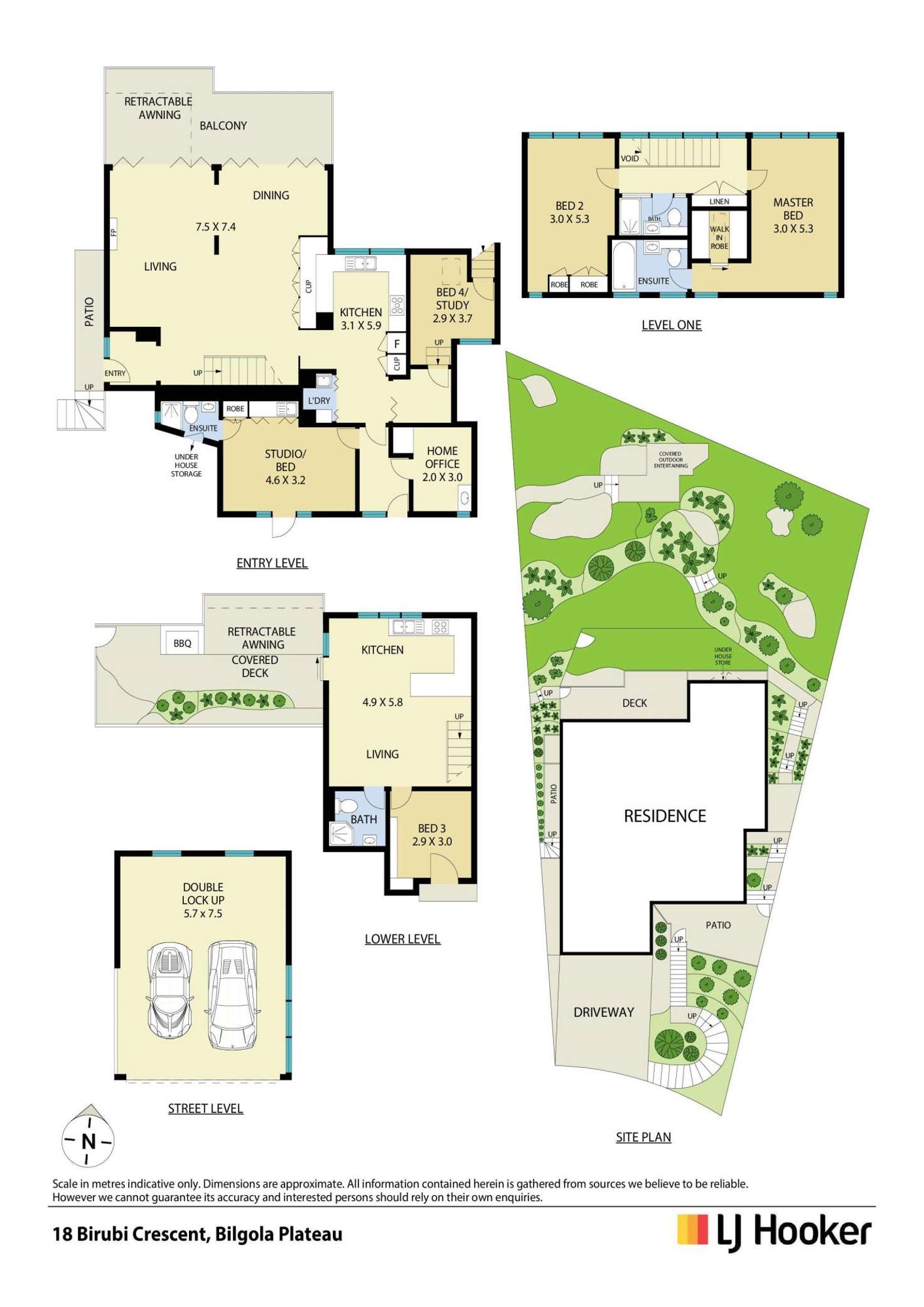 Floorplan of Homely house listing, 18 Birubi Crescent, Bilgola Plateau NSW 2107