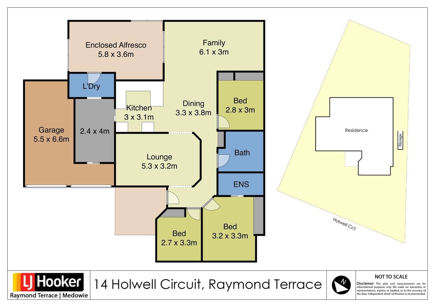Floorplan of Homely house listing, 14 Holwell Circuit, Raymond Terrace NSW 2324