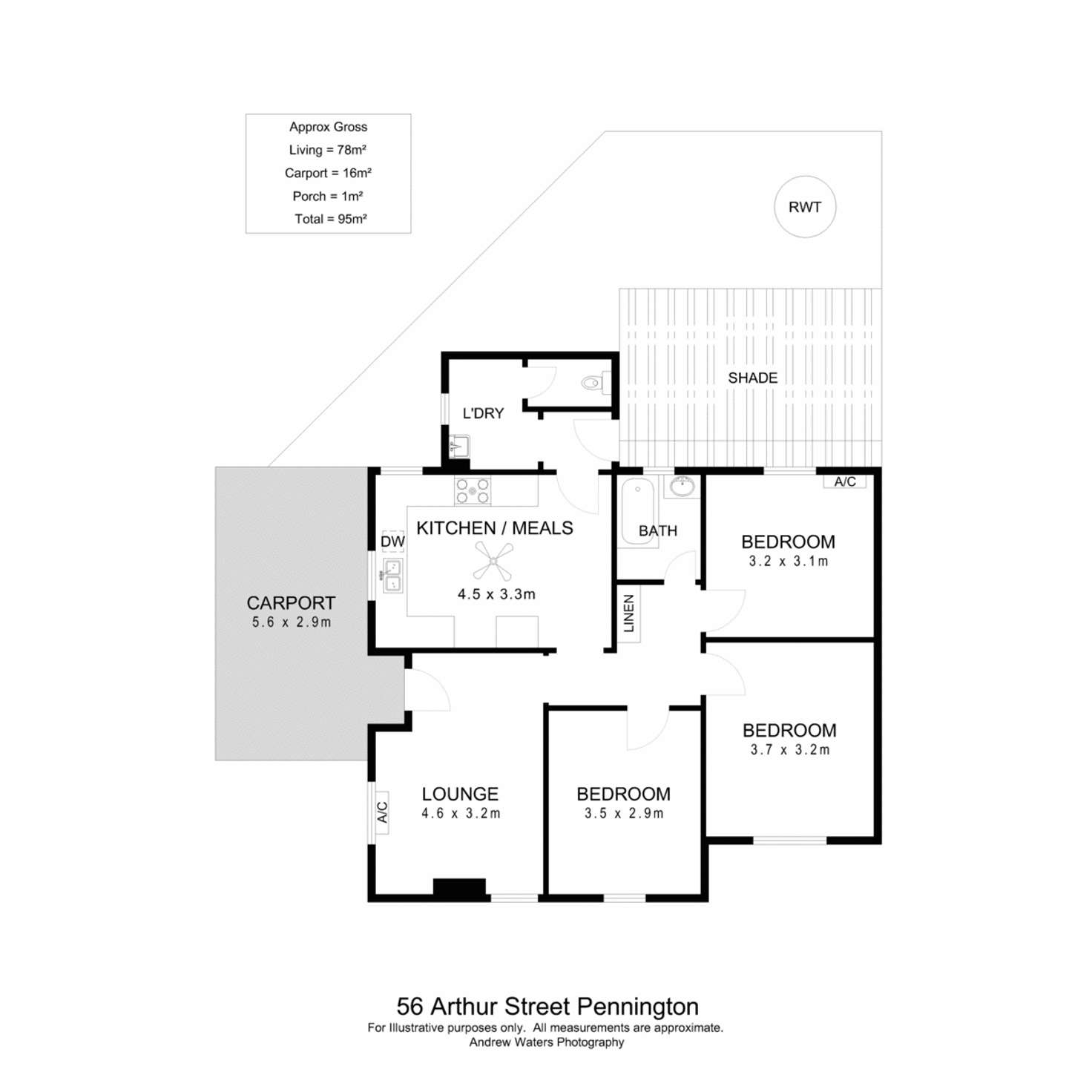 Floorplan of Homely house listing, 56 Arthur Street, Pennington SA 5013