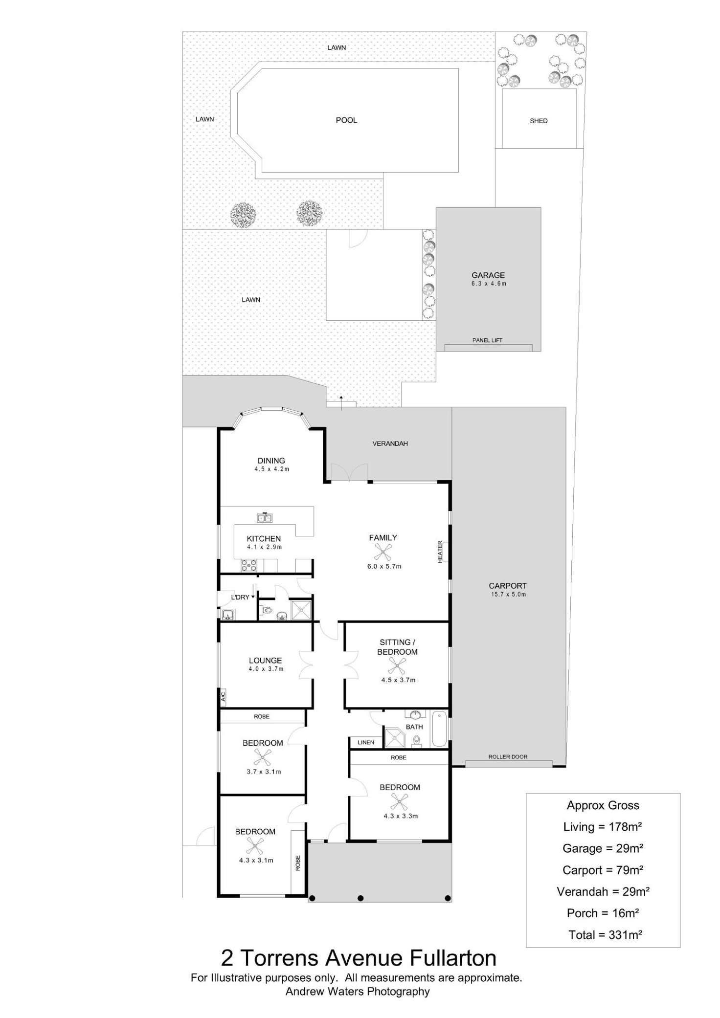 Floorplan of Homely house listing, 2 Torrens Avenue, Fullarton SA 5063