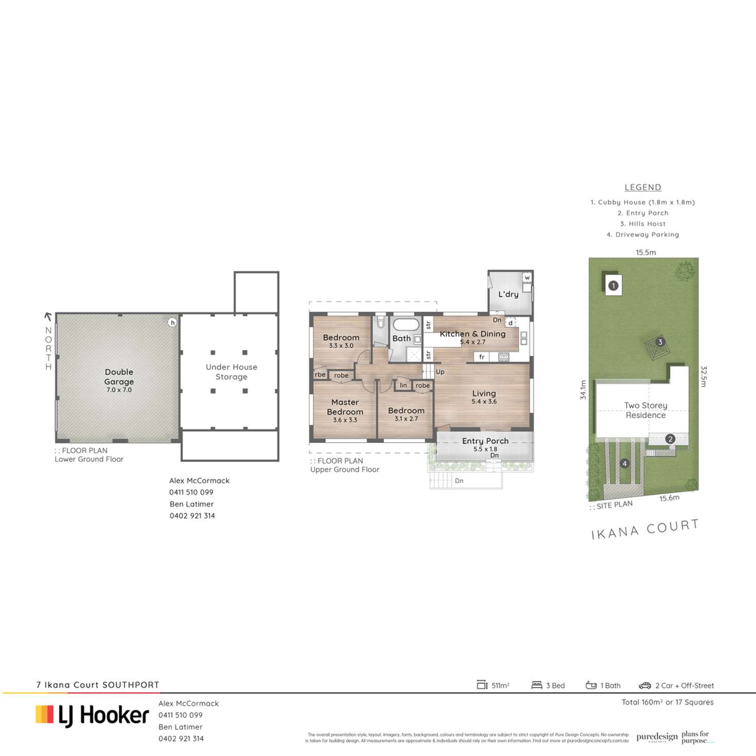 Floorplan of Homely house listing, 7 Ikana Court, Southport QLD 4215