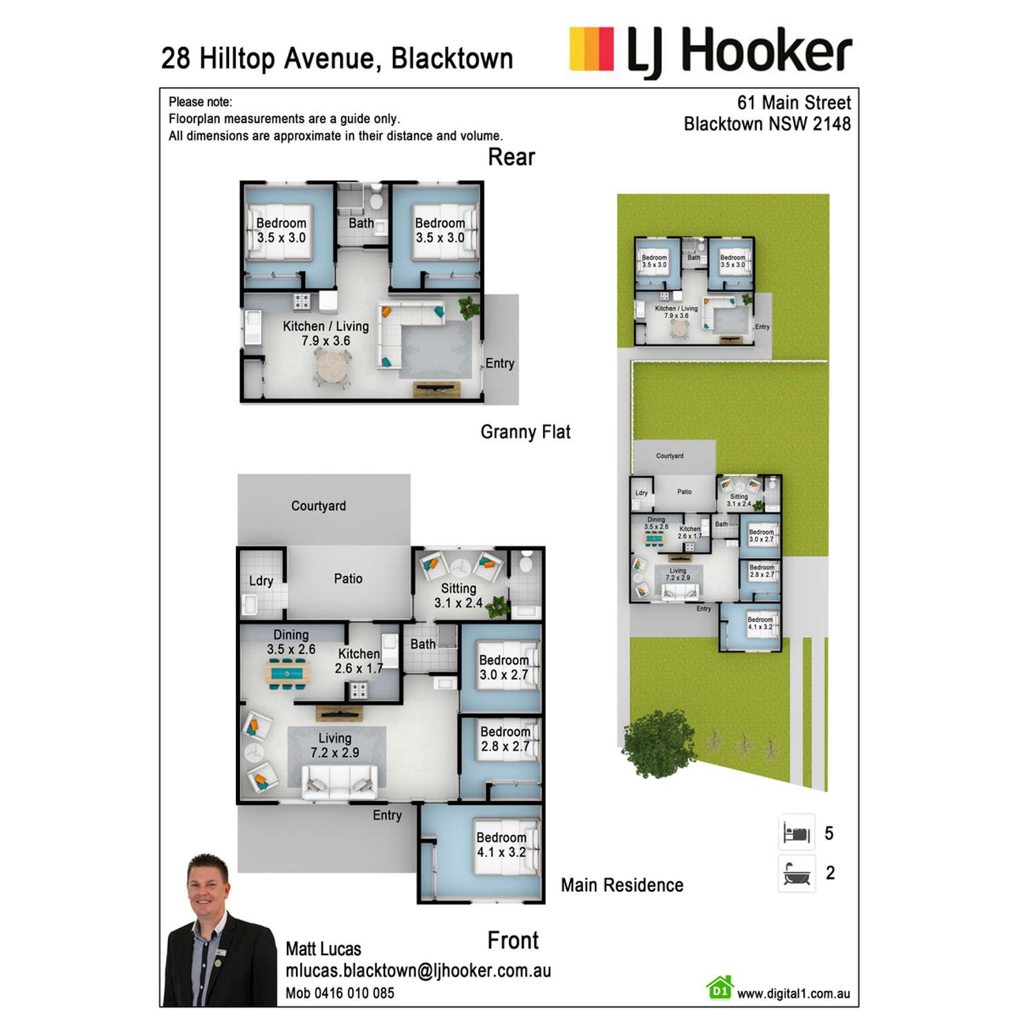 Floorplan of Homely house listing, 28 & 28a Hilltop Avenue, Blacktown NSW 2148