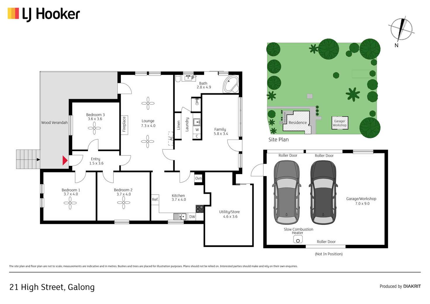 Floorplan of Homely house listing, 21 High Street, Galong NSW 2585