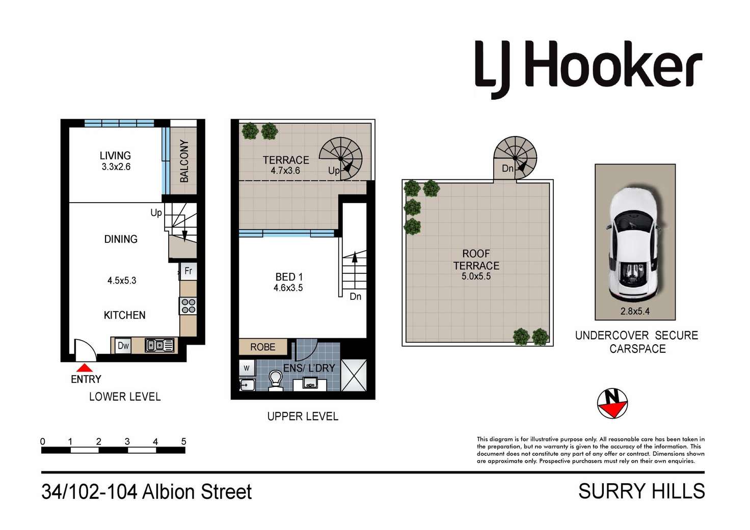 Floorplan of Homely unit listing, 34/102 Albion Street, Surry Hills NSW 2010