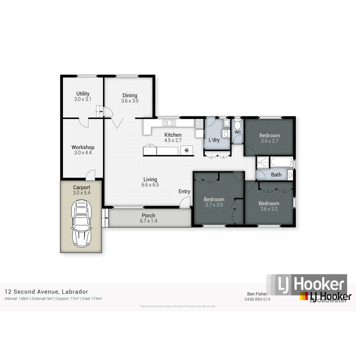 Floorplan of Homely house listing, 12 Second Avenue, Labrador QLD 4215