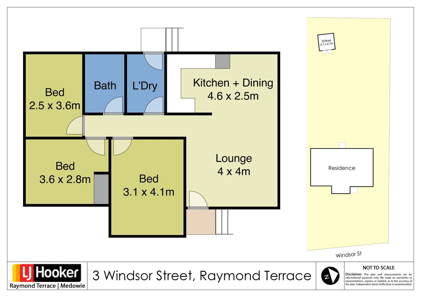 Floorplan of Homely house listing, 3 Windsor Street, Raymond Terrace NSW 2324