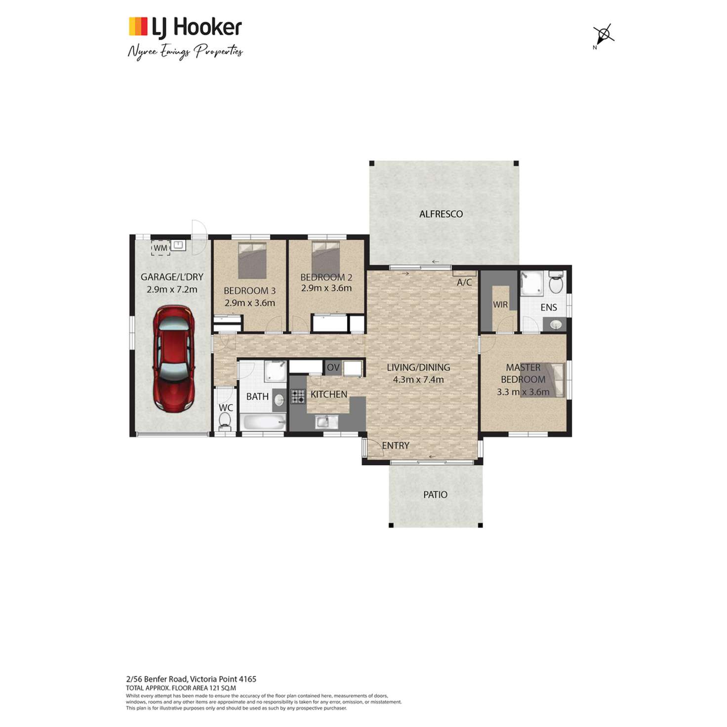 Floorplan of Homely house listing, 2/56 Benfer Road, Victoria Point QLD 4165