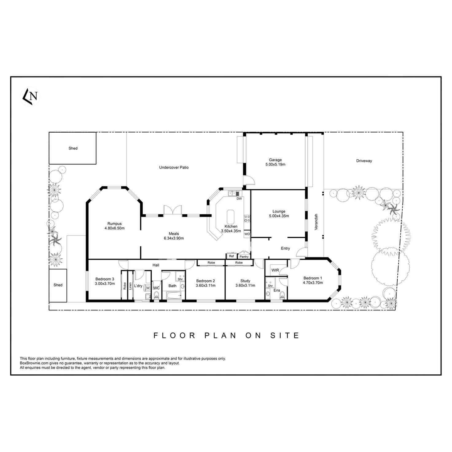 Floorplan of Homely house listing, 6 Staples Way, Seabrook VIC 3028