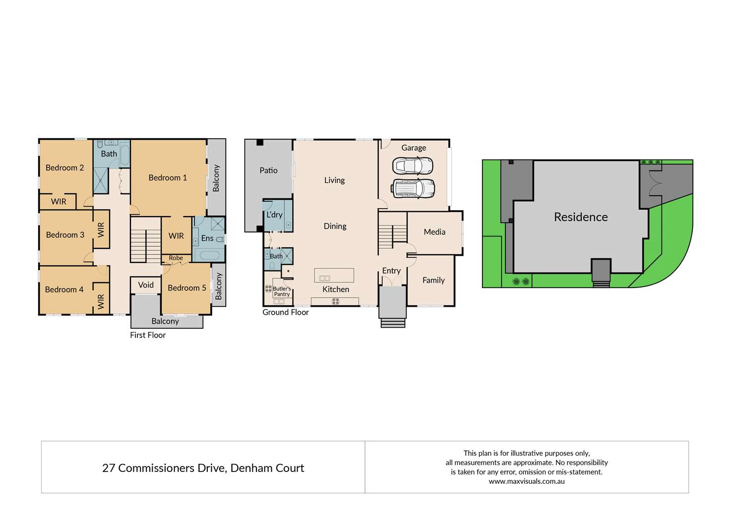 Floorplan of Homely house listing, 27 Commissioners Drive, Denham Court NSW 2565