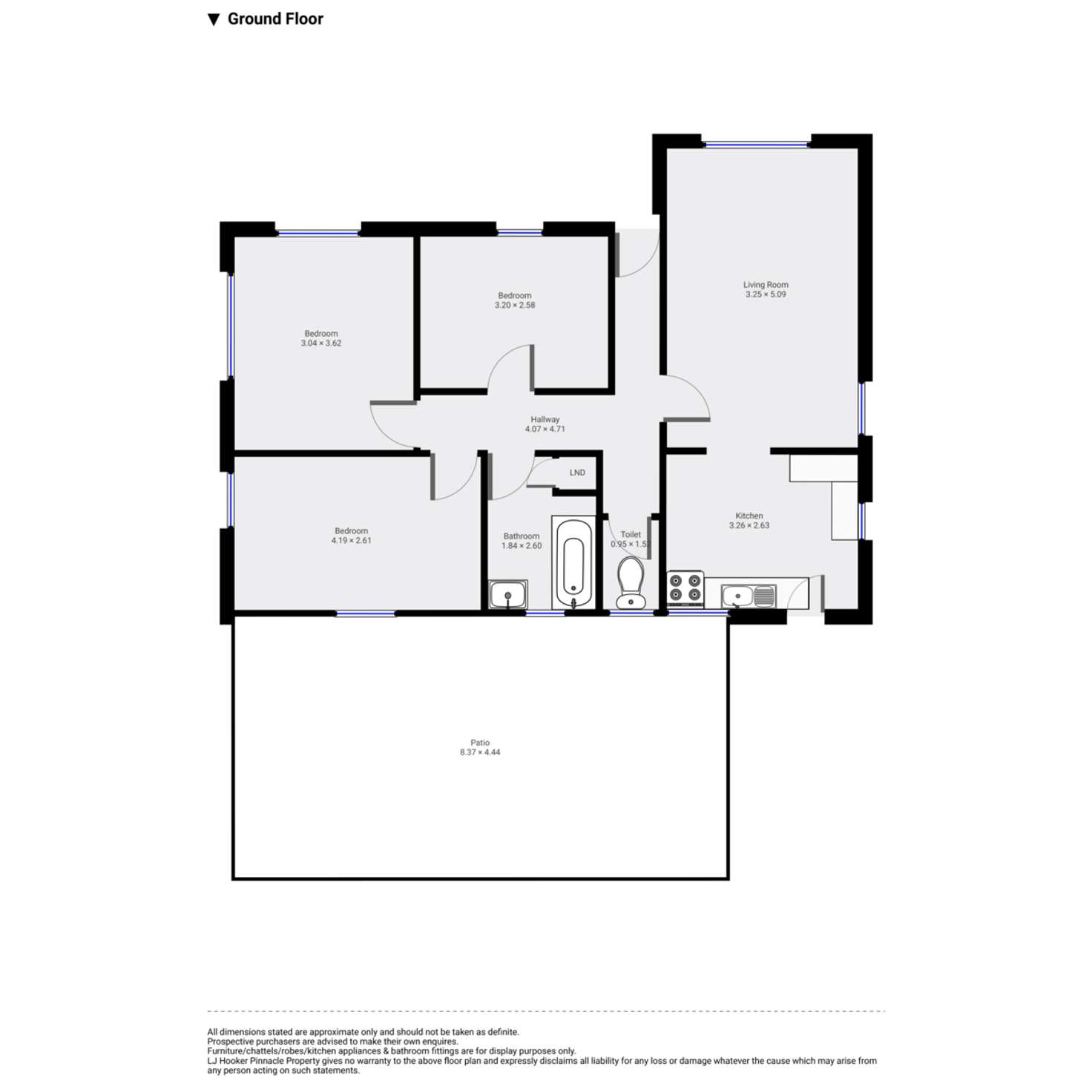 Floorplan of Homely house listing, 25A Curlew Parade, Claremont TAS 7011