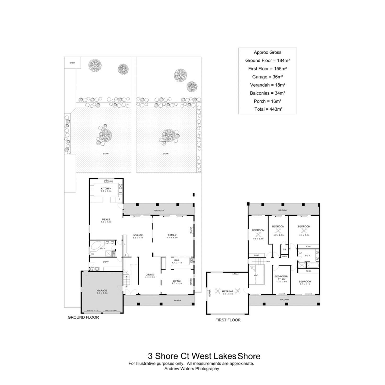 Floorplan of Homely house listing, 3 Shore Court, West Lakes Shore SA 5020