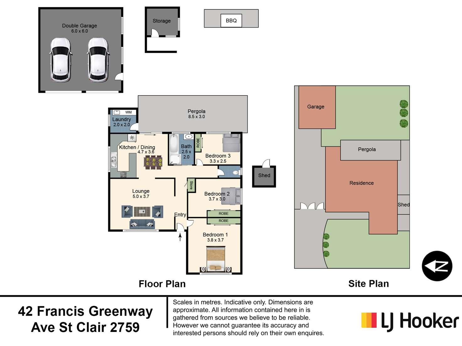 Floorplan of Homely house listing, 42 Francis Greenway Avenue, St Clair NSW 2759