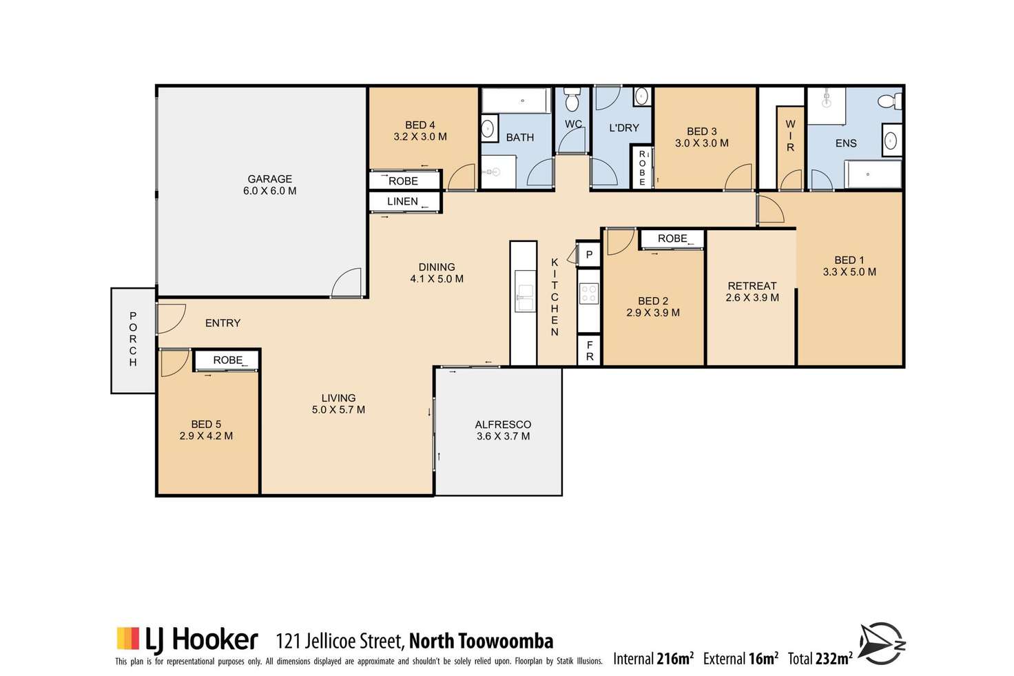 Floorplan of Homely house listing, 121 Jellicoe Street, North Toowoomba QLD 4350