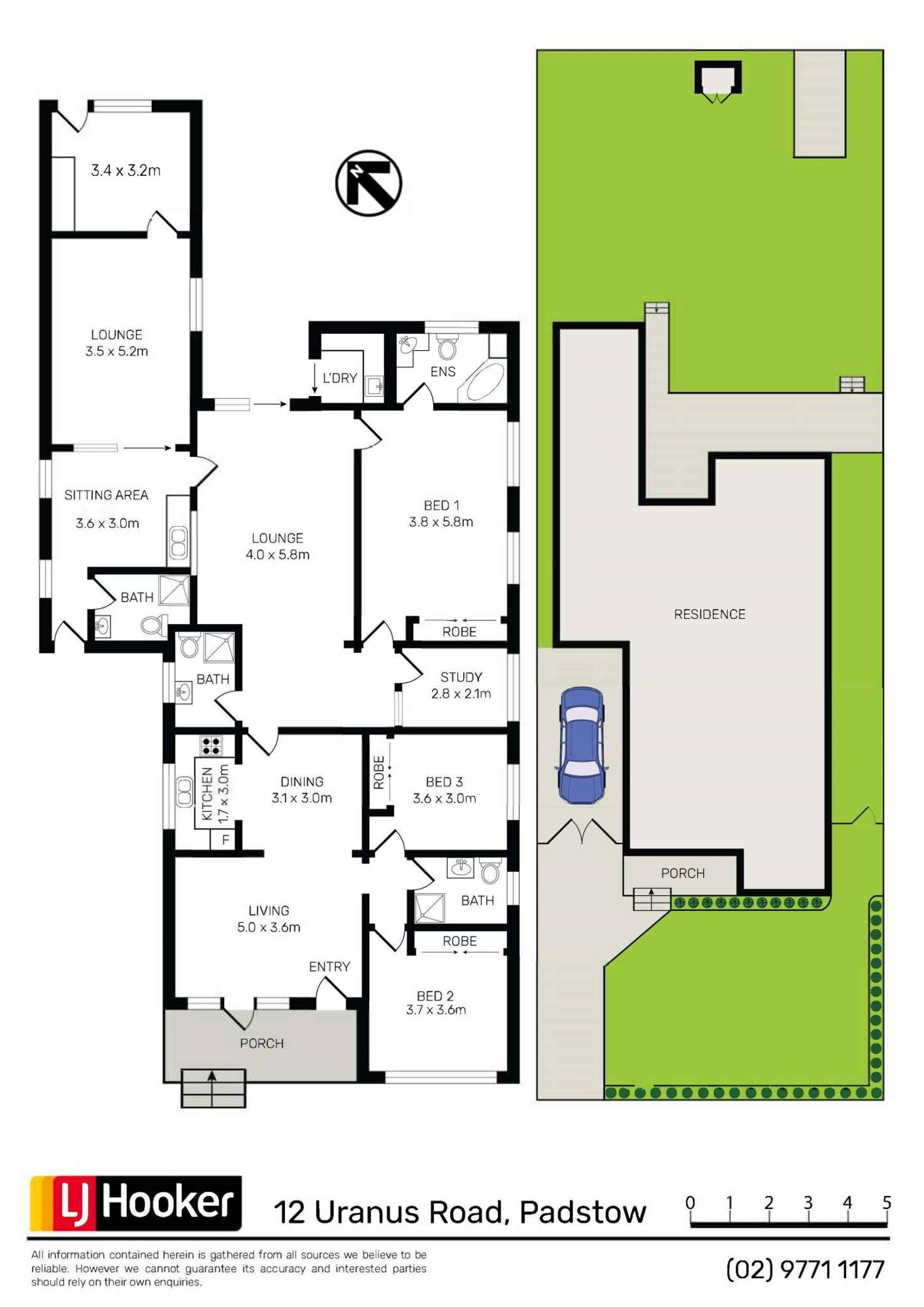 Floorplan of Homely house listing, 12 Uranus Road, Padstow NSW 2211