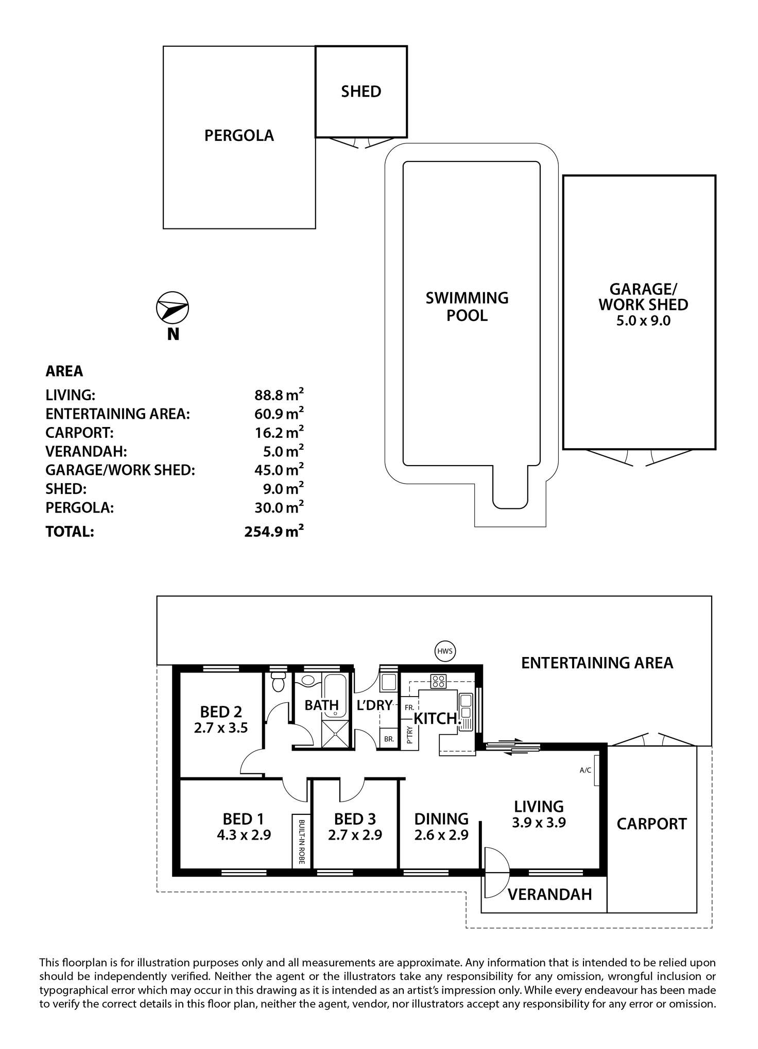 Floorplan of Homely house listing, 15 Downing Street, Mount Barker SA 5251